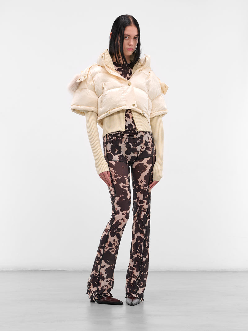 Rose Abstract Print Halcyon Leggings (HL0RO-ROSE)