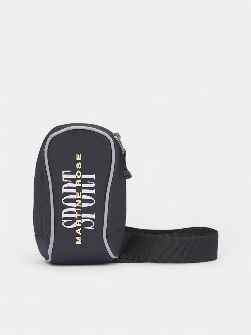 Martine Rose x Nike Black Crossbody Bag (HV6891-010-BLACK-GREY-GOLD)