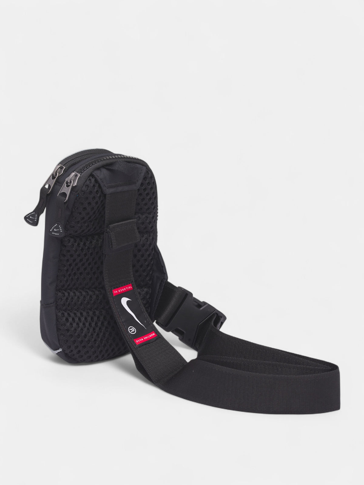 Martine Rose x Nike Black Crossbody Bag (HV6891-010-BLACK-GREY-GOLD)