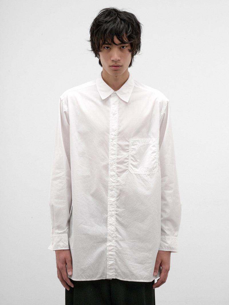 White Cotton Shirt (HW-B03-001-1-OFF-WHITE)