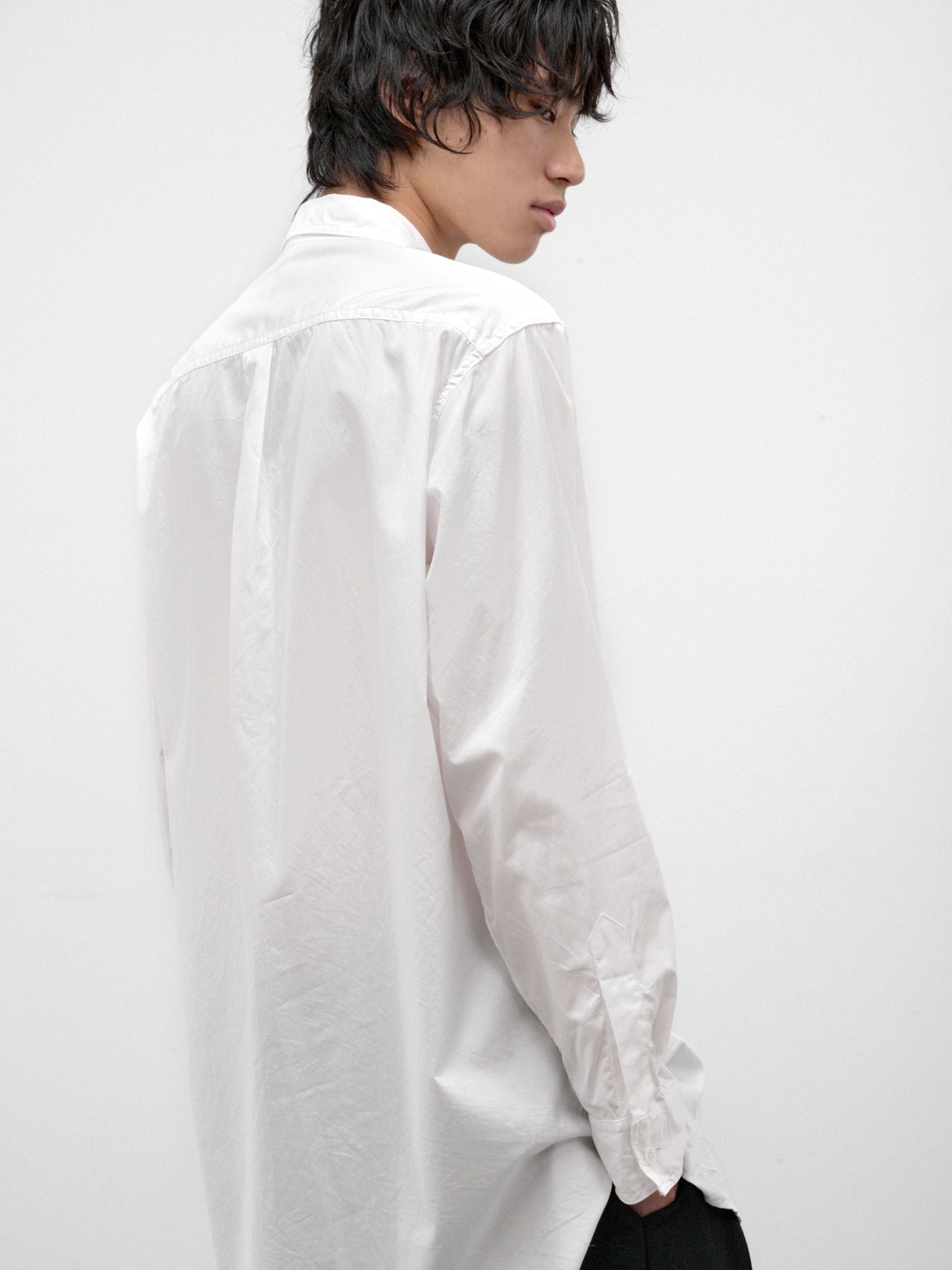 White Cotton Shirt (HW-B03-001-1-OFF-WHITE)