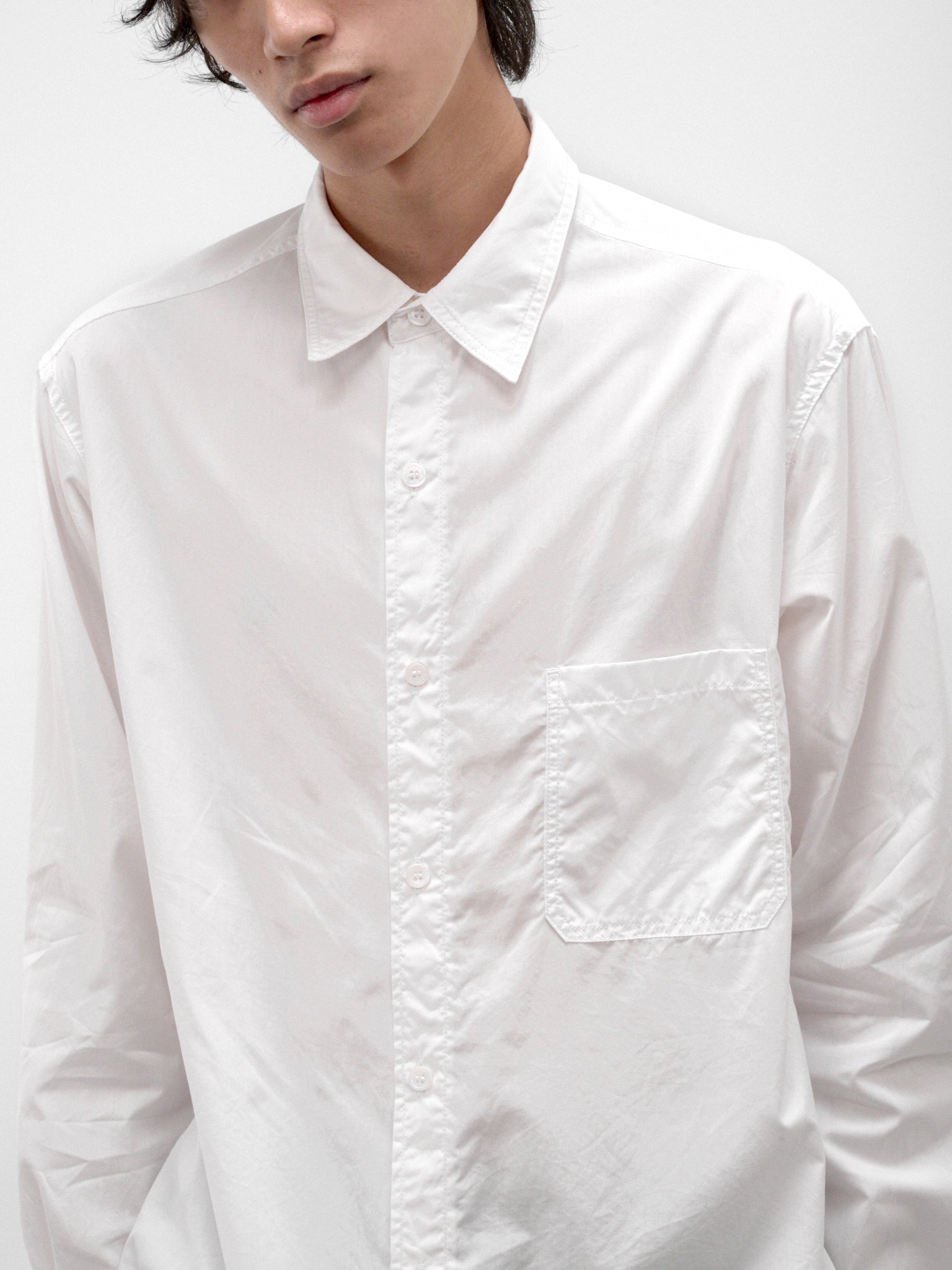 White Cotton Shirt (HW-B03-001-1-OFF-WHITE)