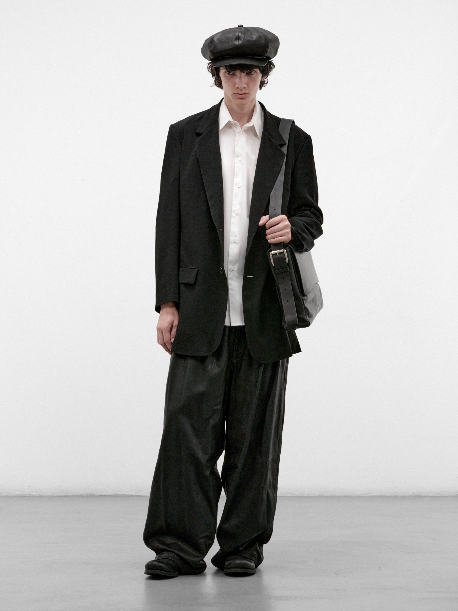 White Cotton Basic Shirt (HW-B83-050-OFF-WHITE)