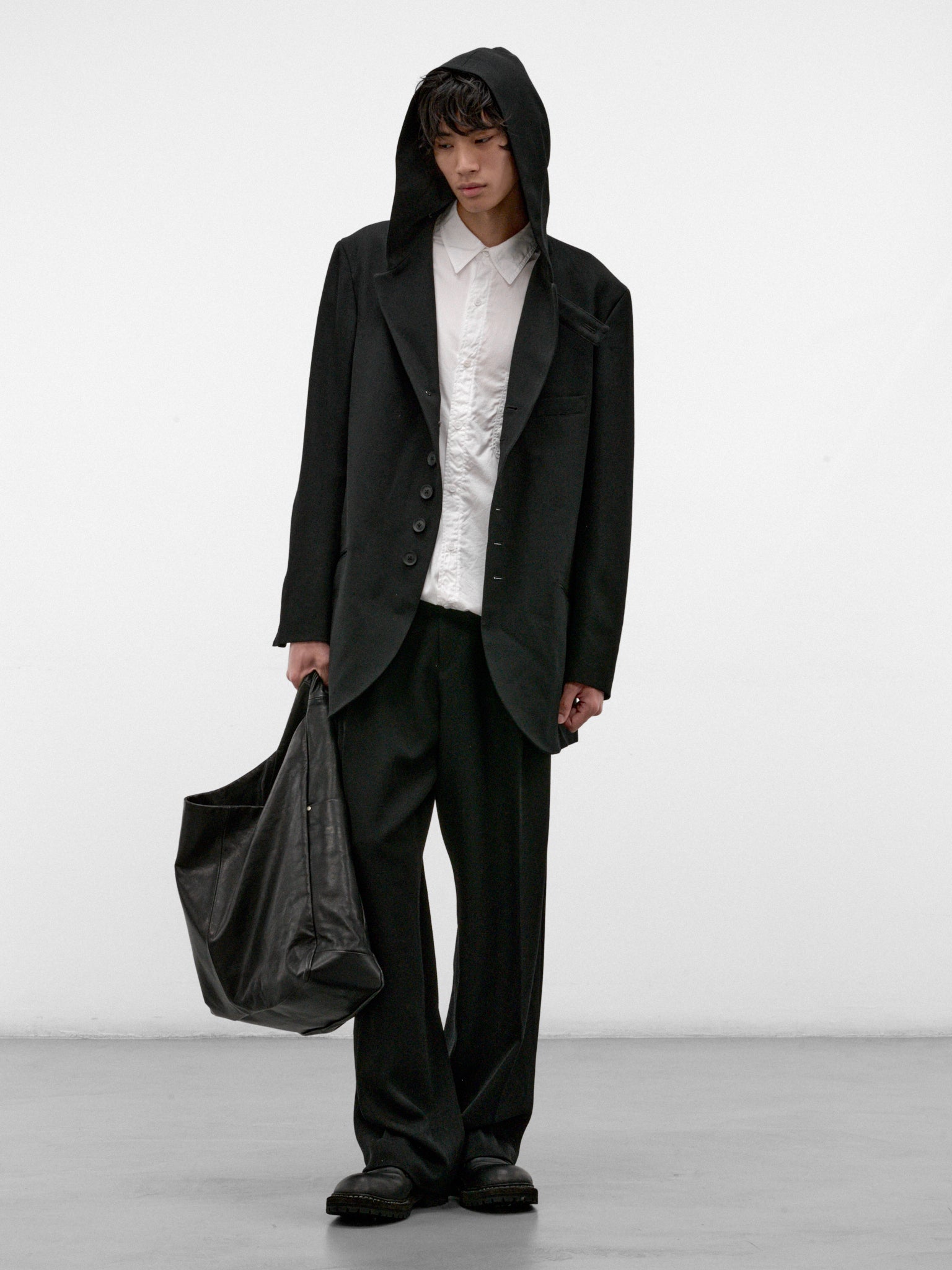 White Cotton Shirt (HW-B03-001-1-OFF-WHITE)