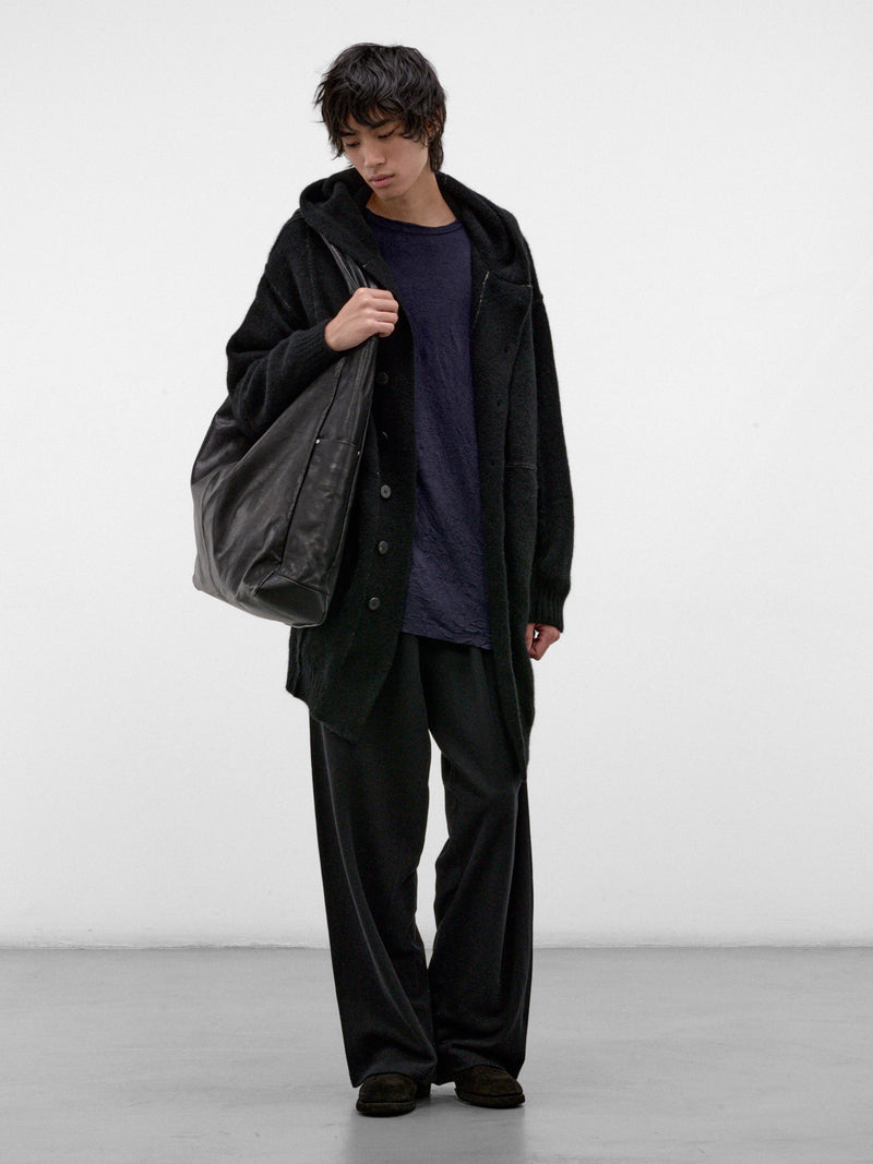 Navy Wool Long Sleeve Tee (HW-T09-171-1-NAVY)