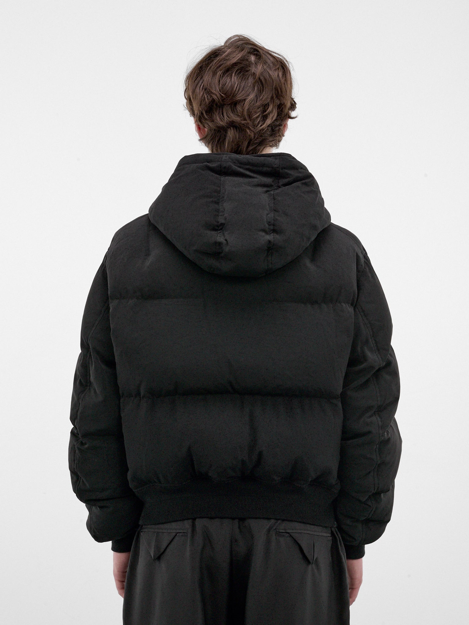 Black Quilted Puffer Jacket (HW-Y03-500-1-BLACK)