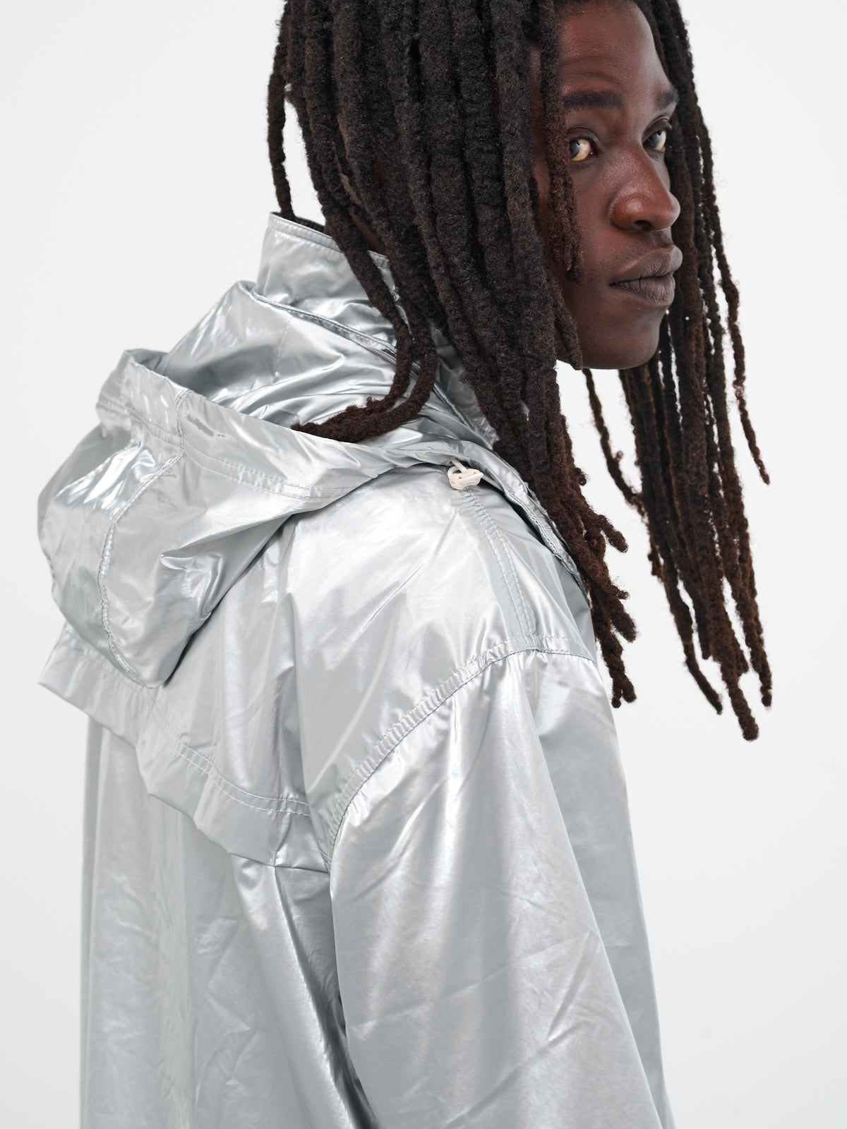Adidas Metallic Windbreaker (IB3254-SILVER-MET)