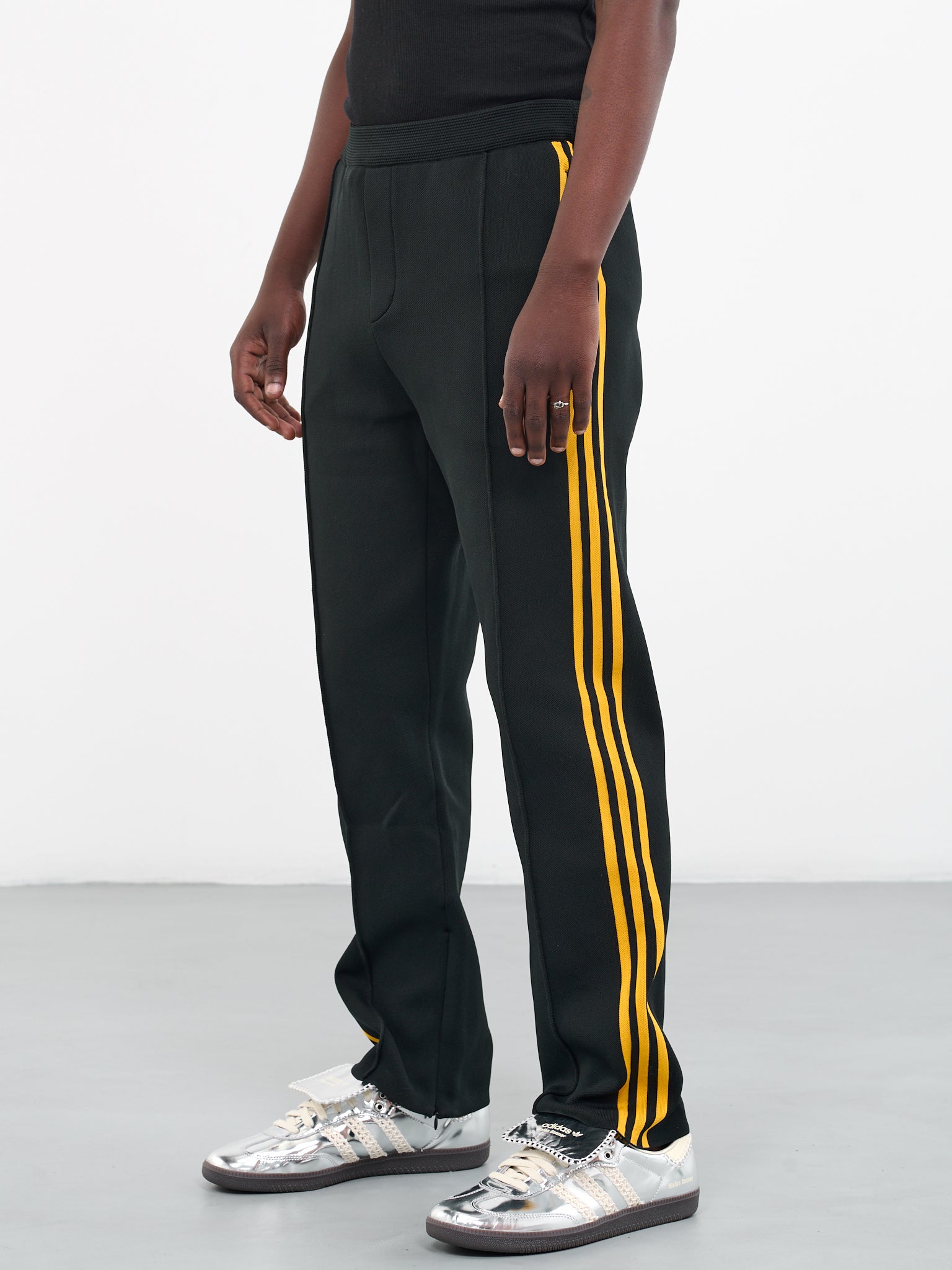recorder Aanvankelijk Medaille Adidas Knit Track Pants (IB3260-BLACK)