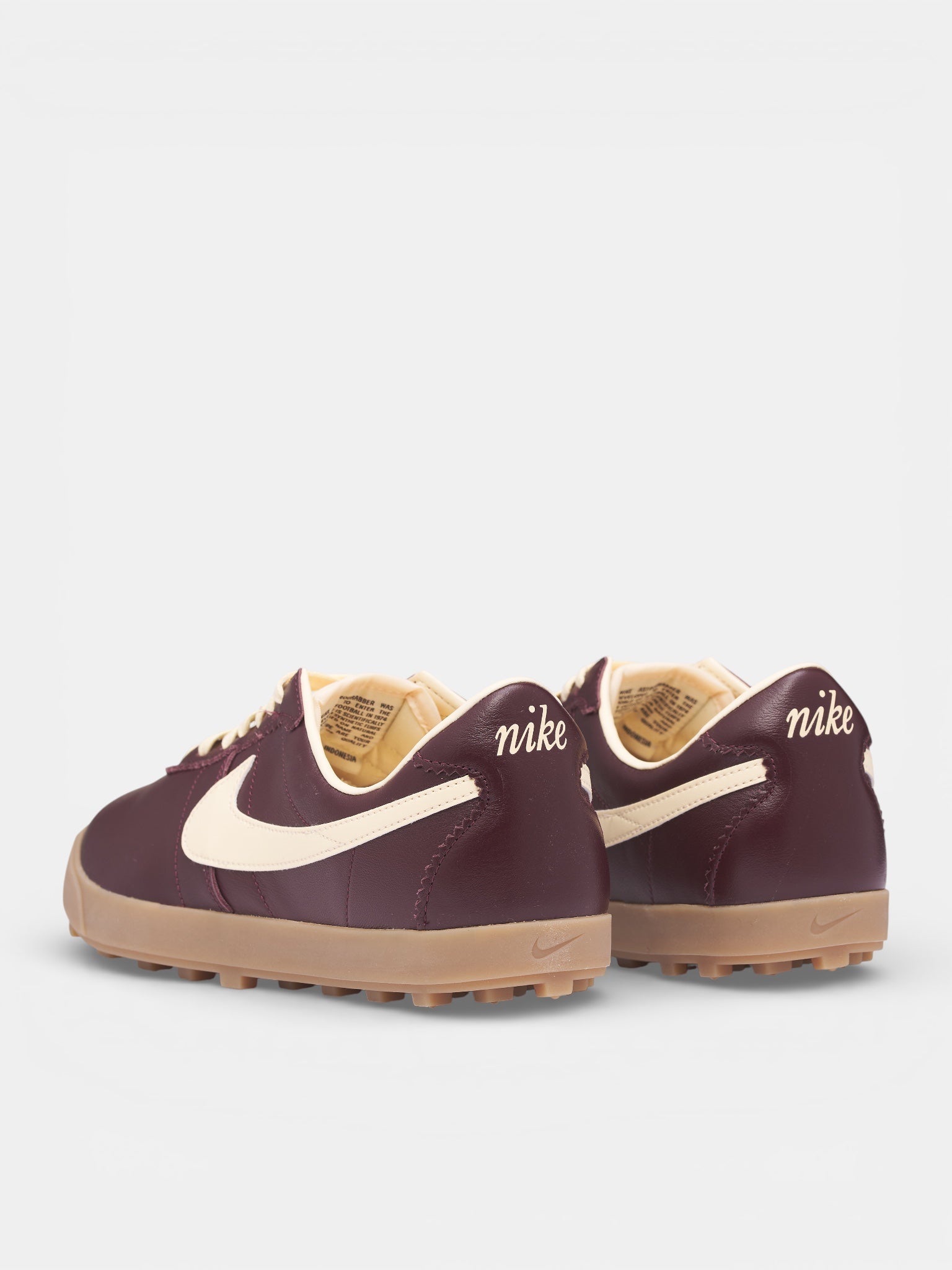 Burgundy Leather Astro Grabber Sneakers (II1259-600-BURGUNDY)