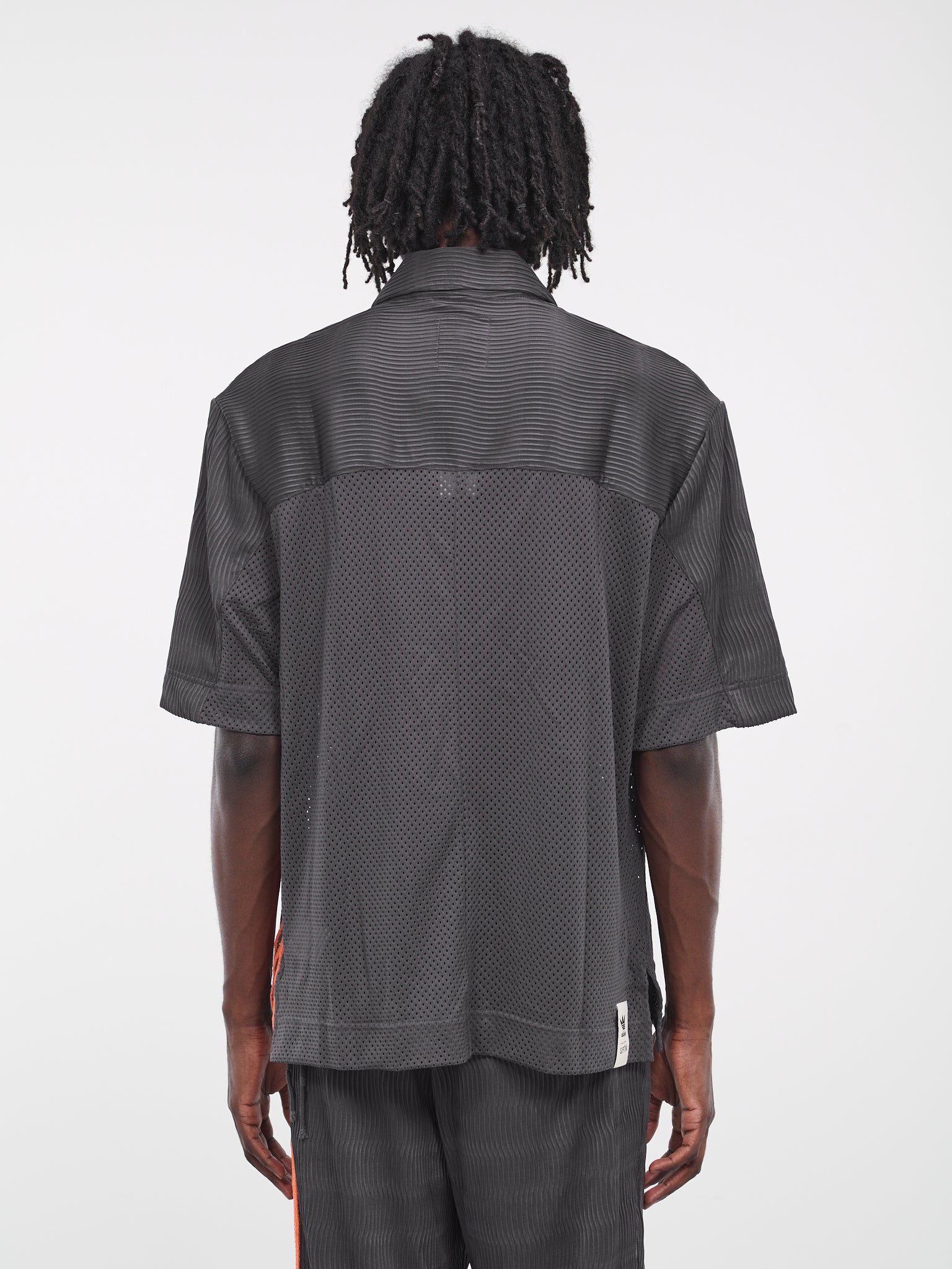 SFTM Zip Up Box Shirt (IK8596-CHARCOAL)