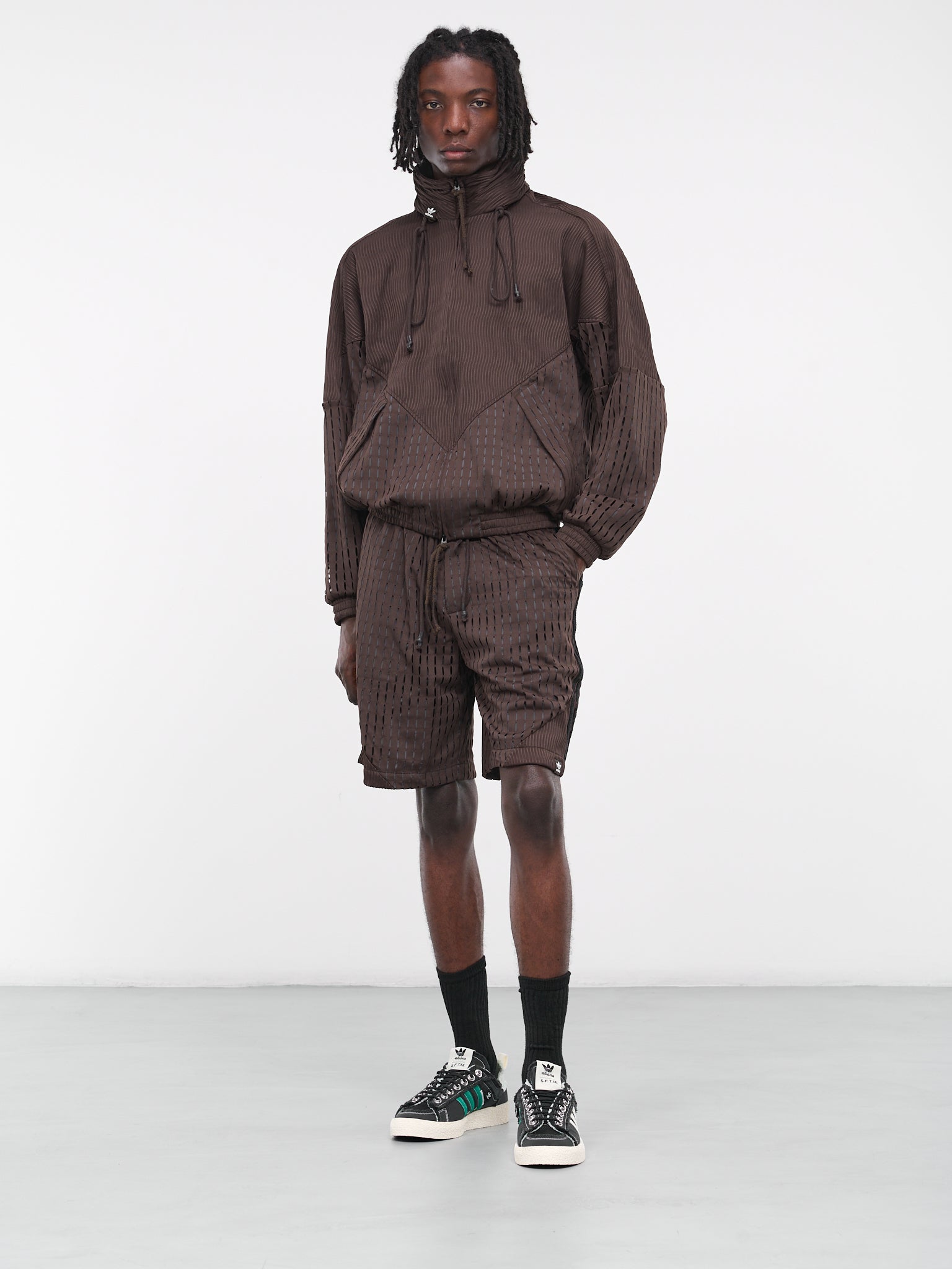 Track jacket deals and shorts