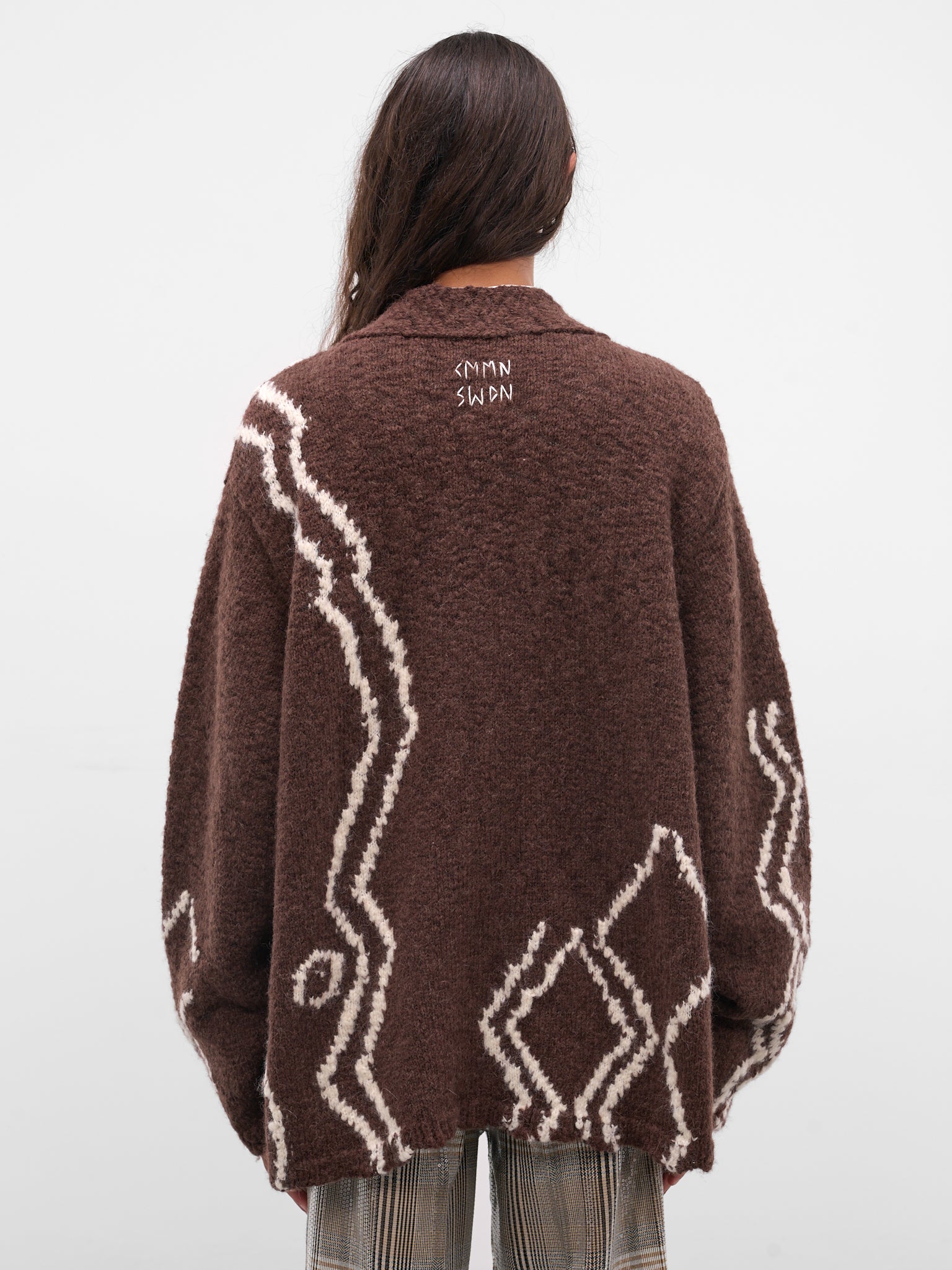Ilya Brown Alpaca-Wool Cardigan (ILYA-M25KN7046-BROWN)
