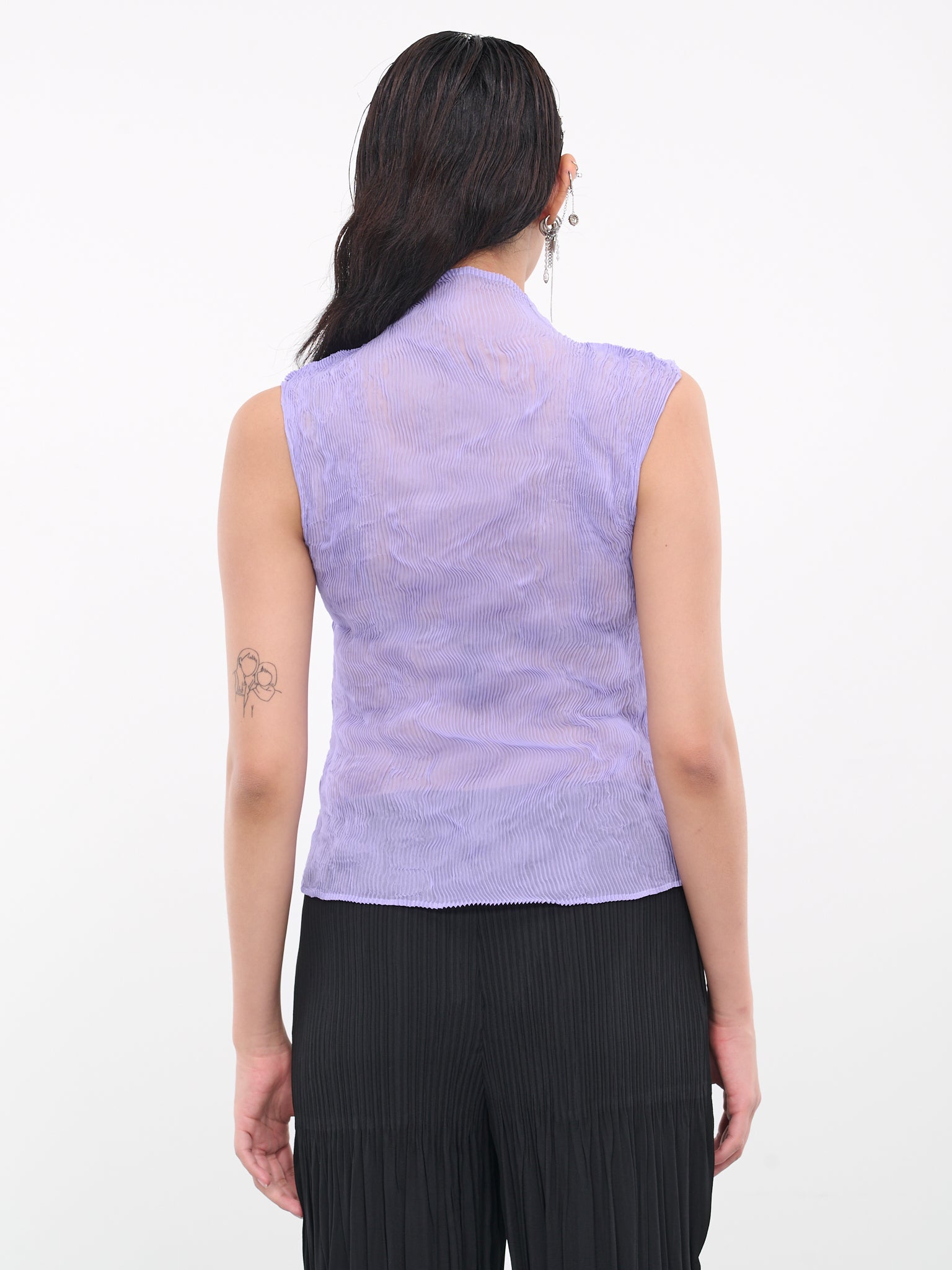 Chiffon Twist Top (IM38FJ415-81-PURPLE)