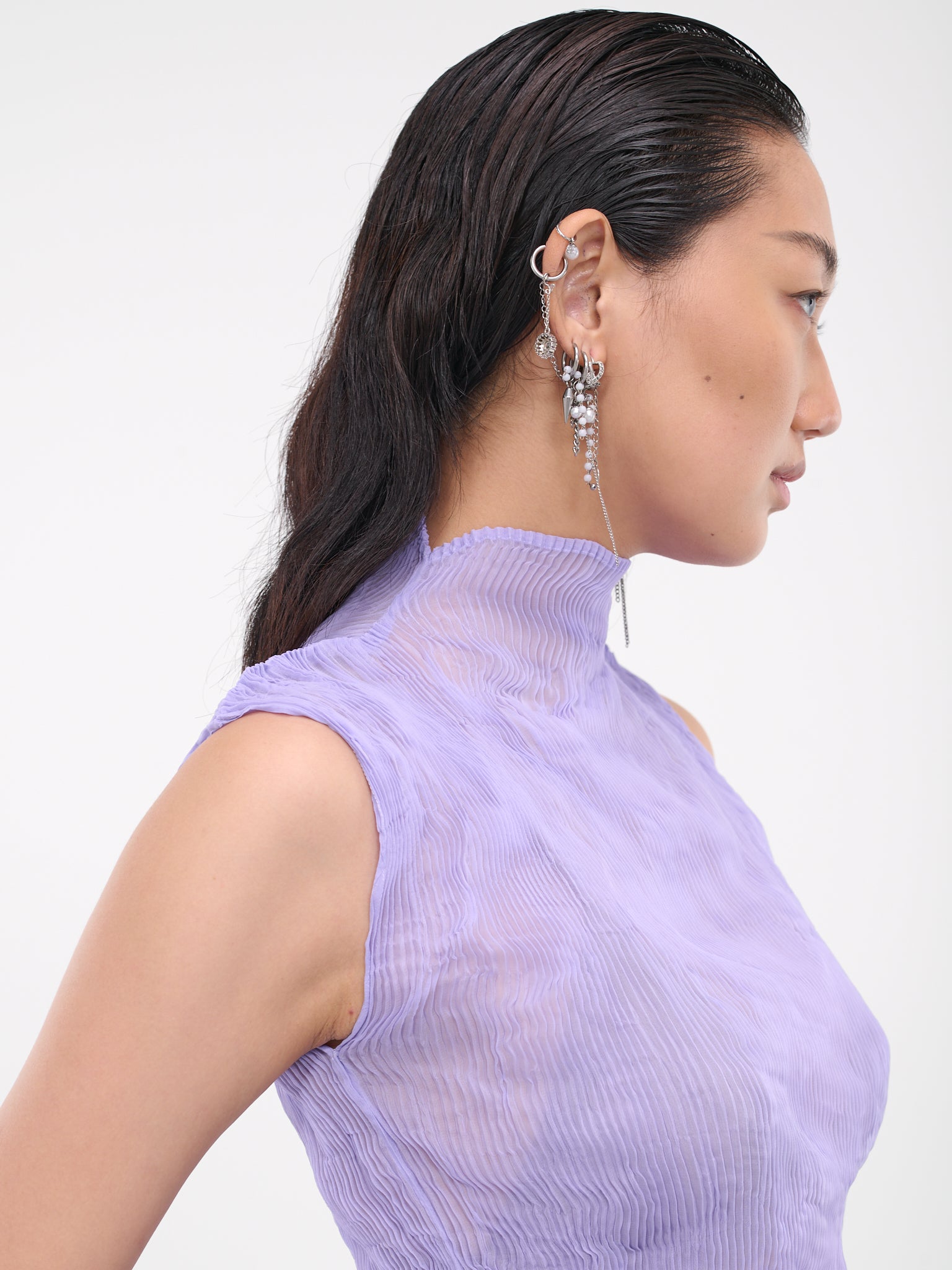 Chiffon Twist Top (IM38FJ415-81-PURPLE)