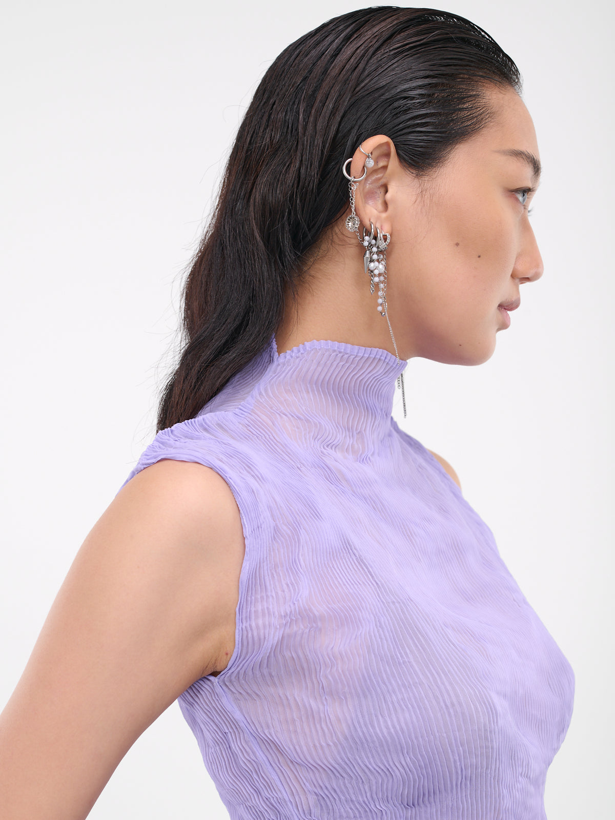 Chiffon Twist Top (IM38FJ415-81-PURPLE)