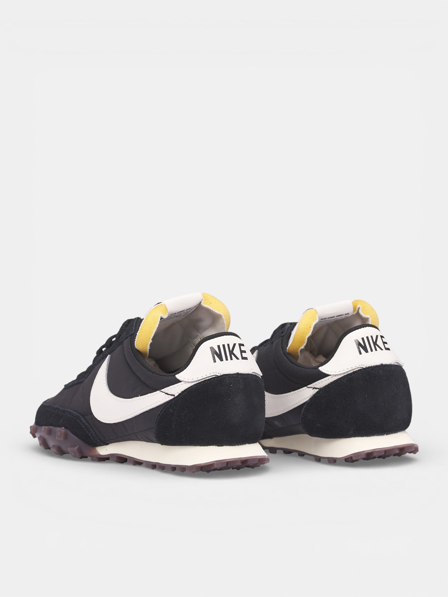 Black Suede Waffle Racer Sneakers (IM8658-001-BLACK)