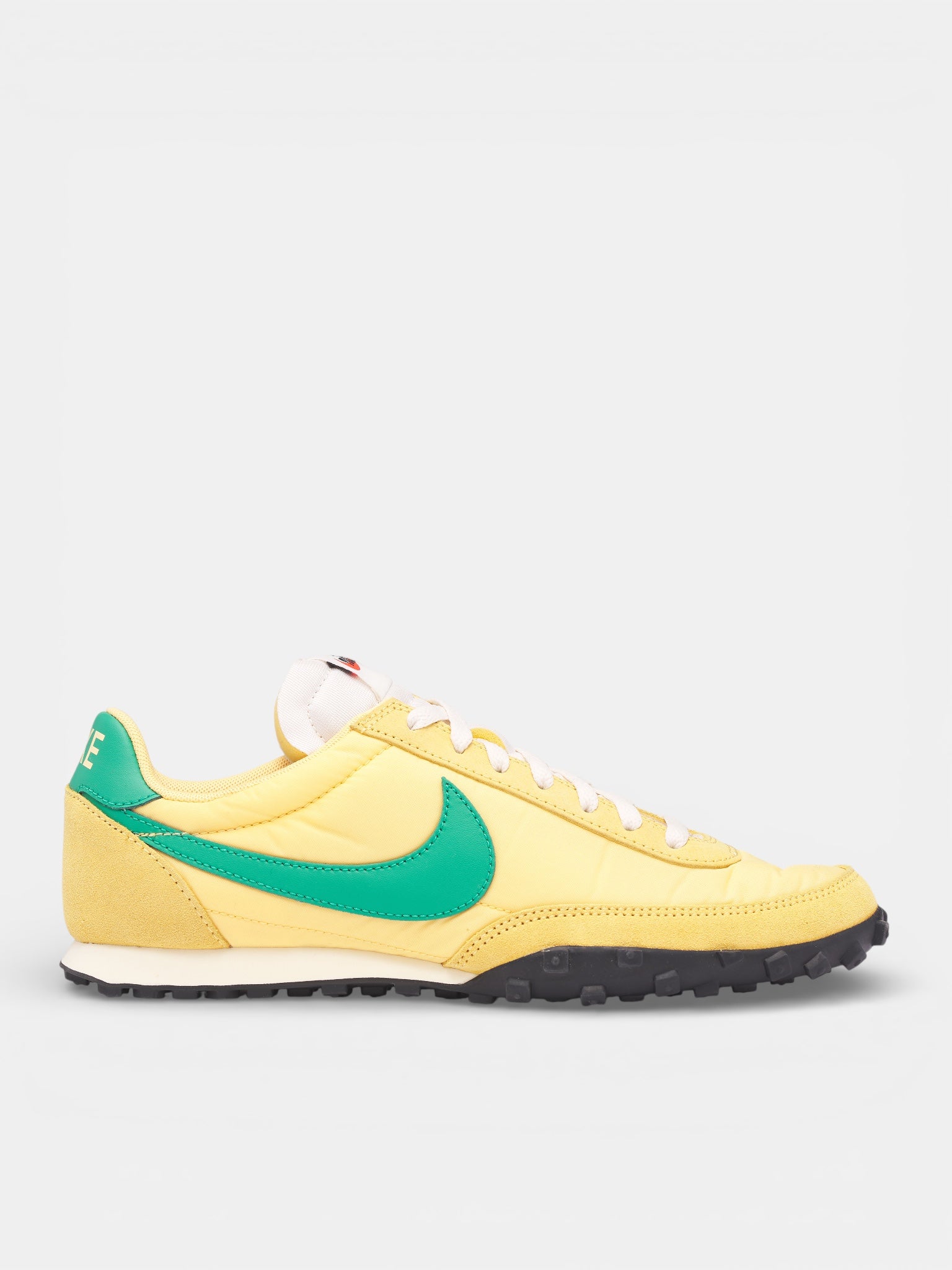 Beige Suede Waffle Racer Sneakers (IM8658-700-YELLOW)