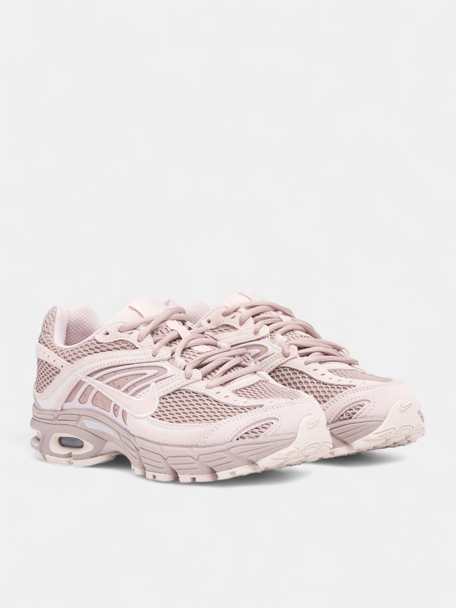 Beige Air Max Moto 2K Sneakers (IM9570-200-MALT-SILT-RED-PHANT)