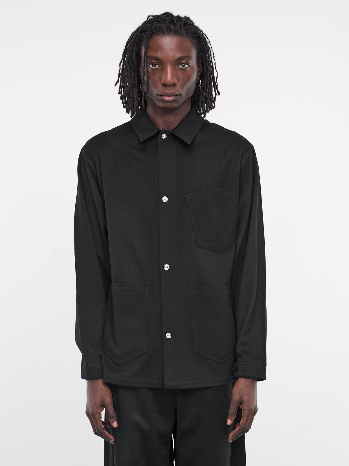 Cashmere Work Jacket (J012-W022-BLACK)