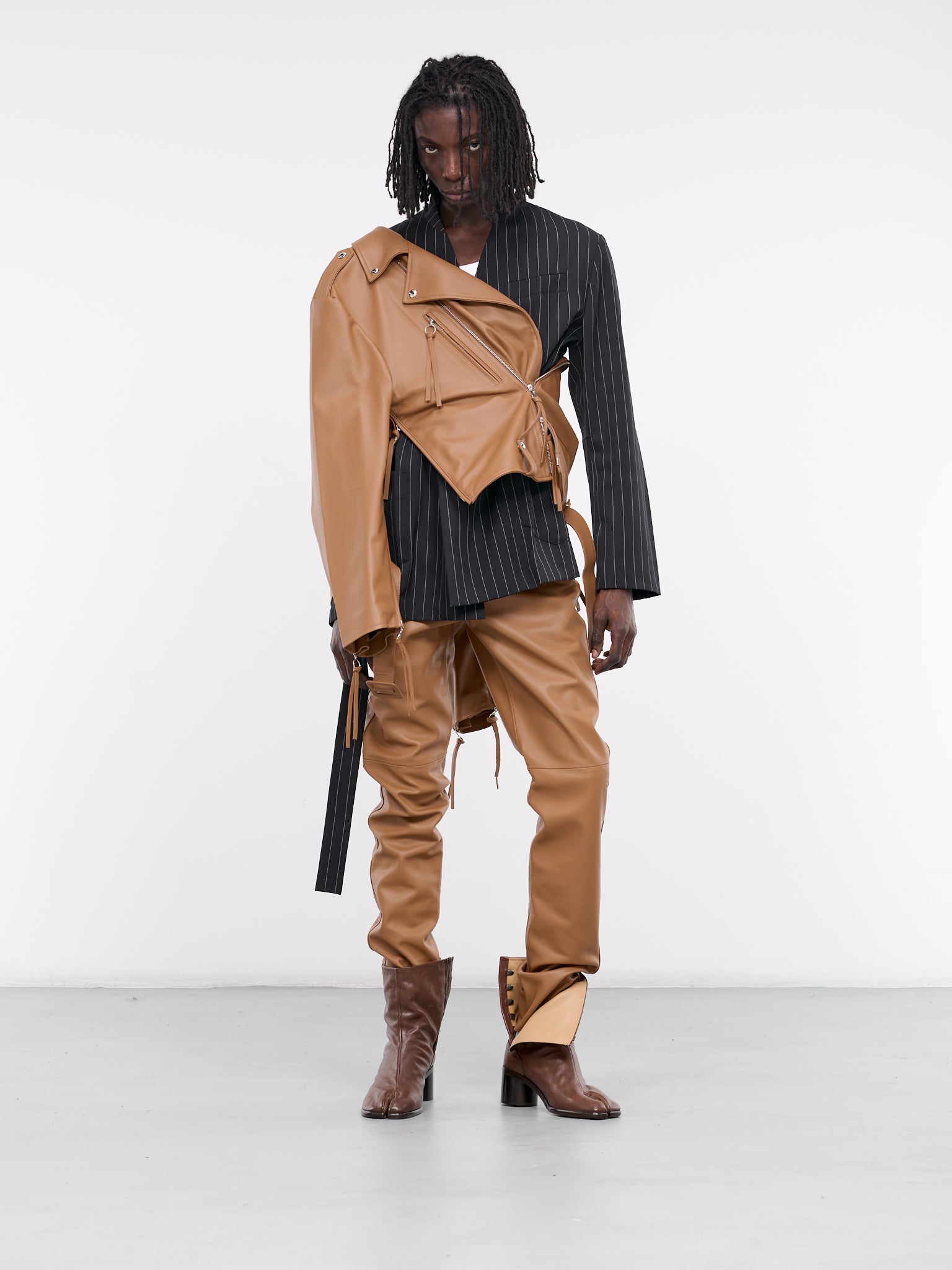 Leather Pants (P021-L005-COGNAC)