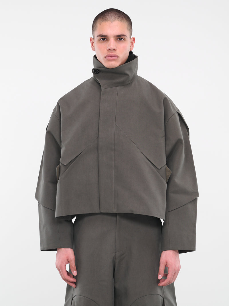 Crassula Jacket (J02C-OLIVE-GREEN)