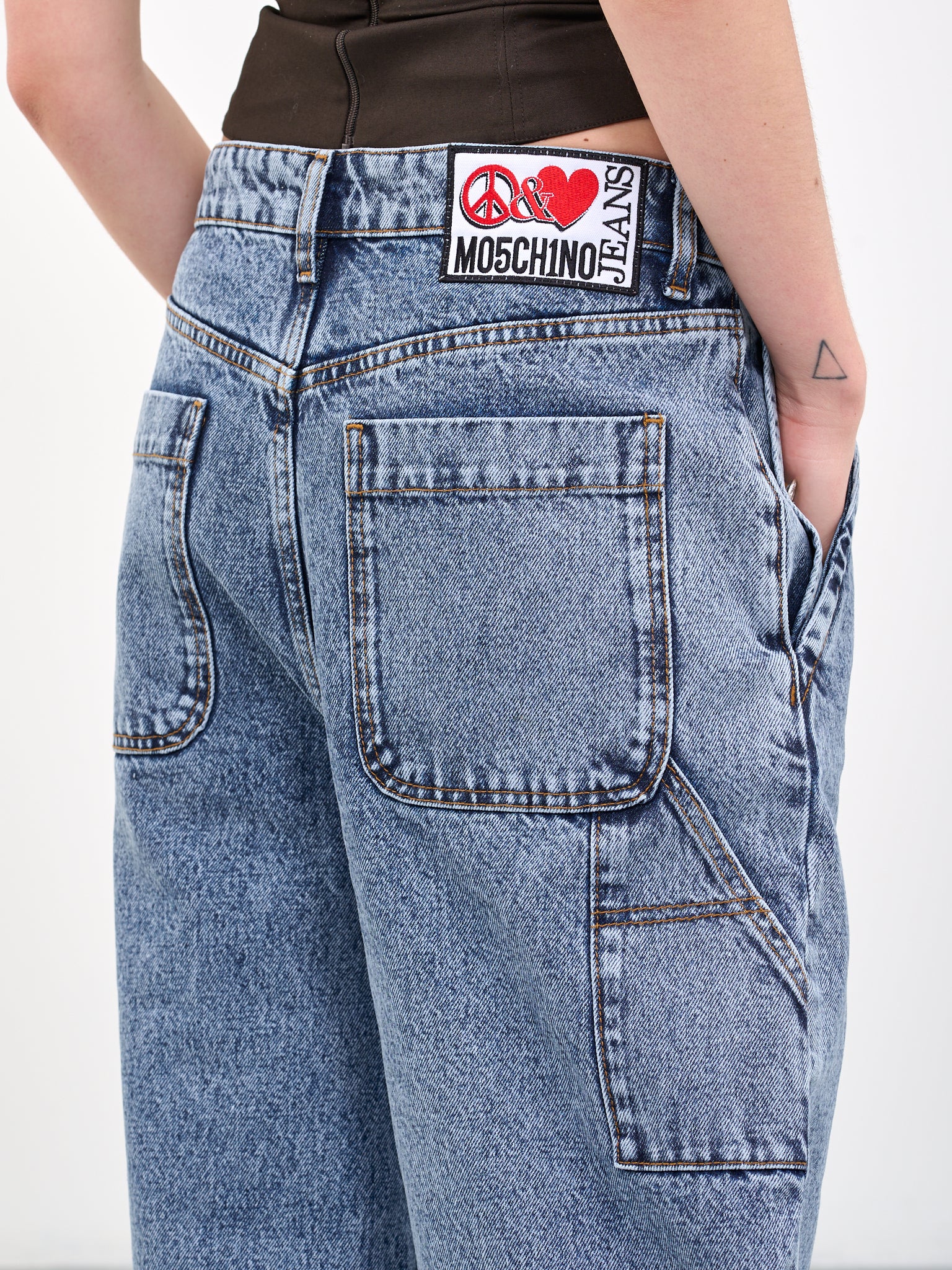 MOSCHINO JEANS Denim Wide Trousers | H.Lorenzo - detail 2