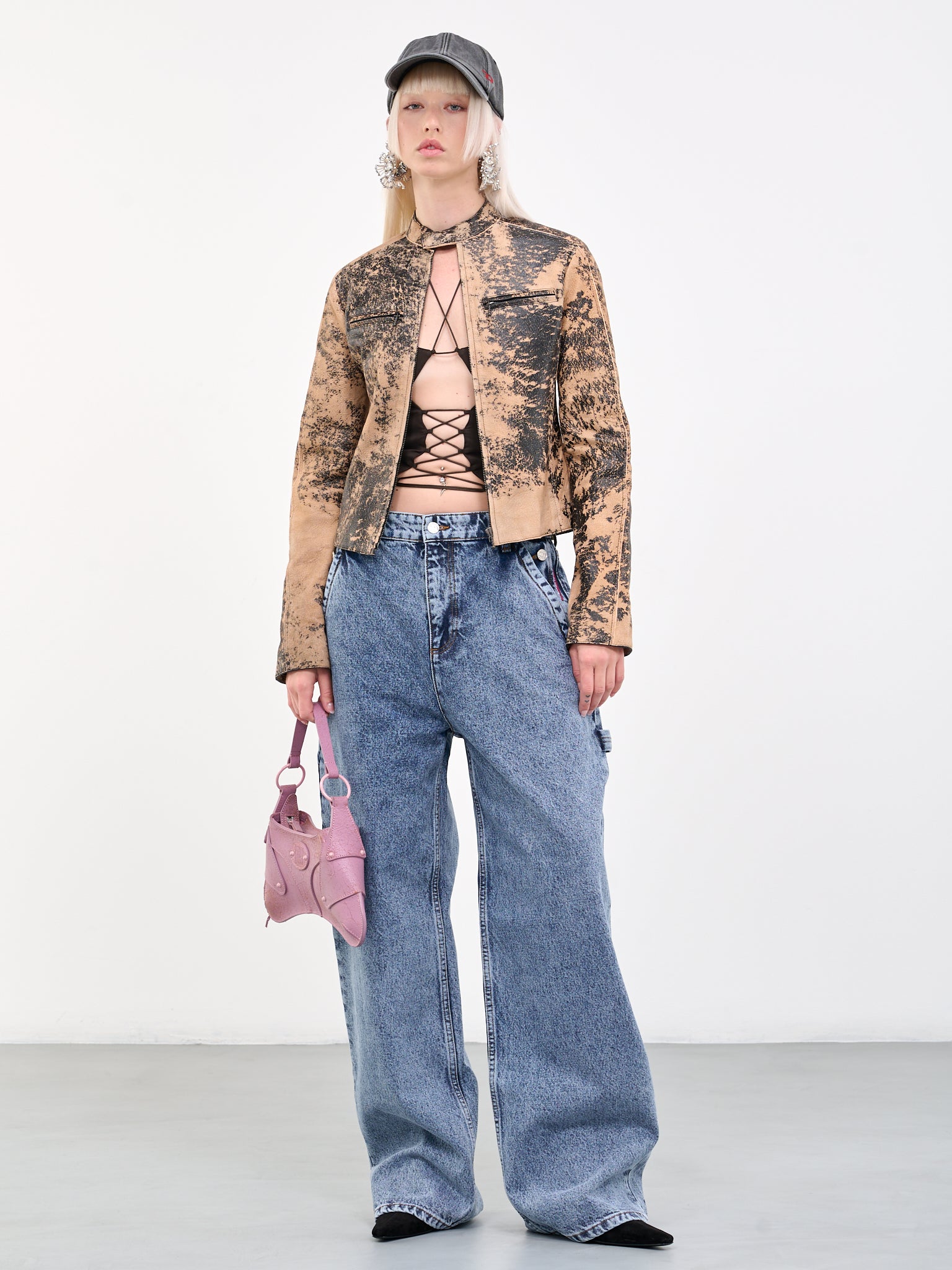 MOSCHINO JEANS Denim Wide Trousers | H.Lorenzo - styled