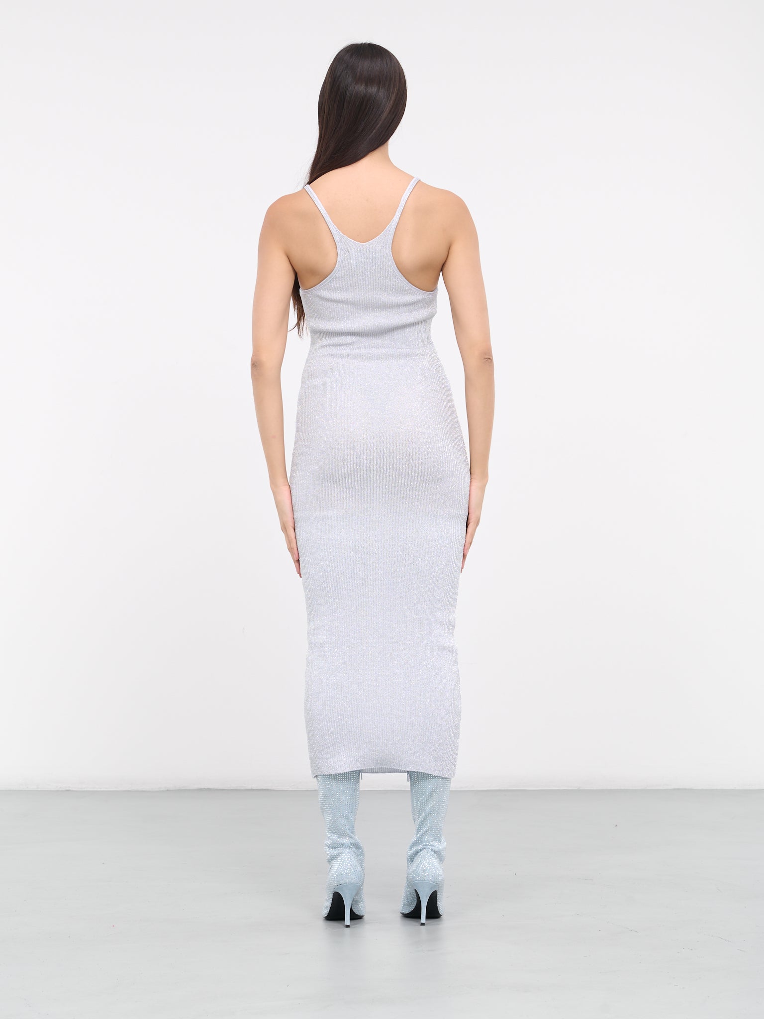 Lurex Cotton Knit Dress (J0490-3211-0610-SILVER)