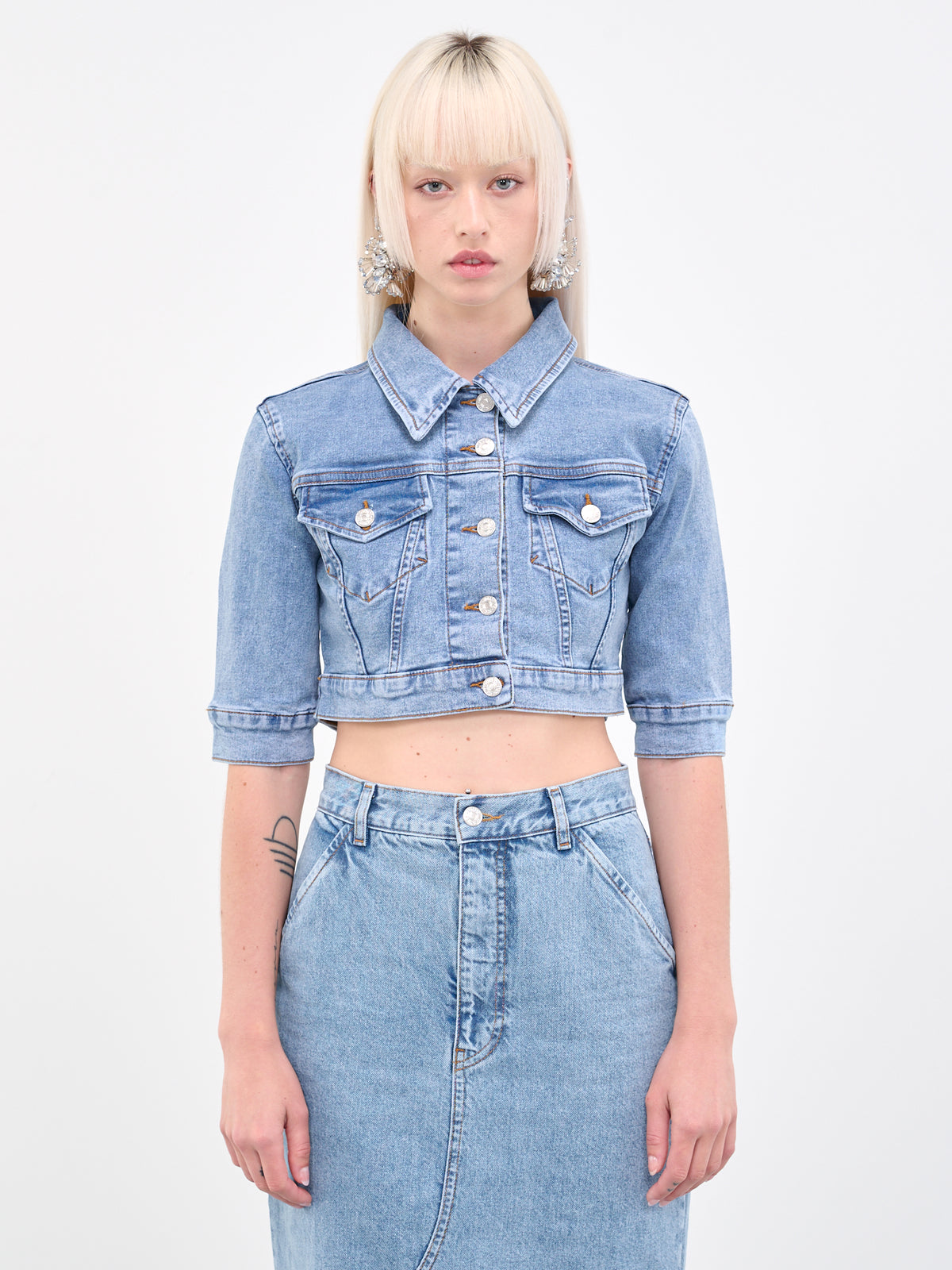 MOSCHINO JEANS Denim Jacket | H.Lorenzo - front