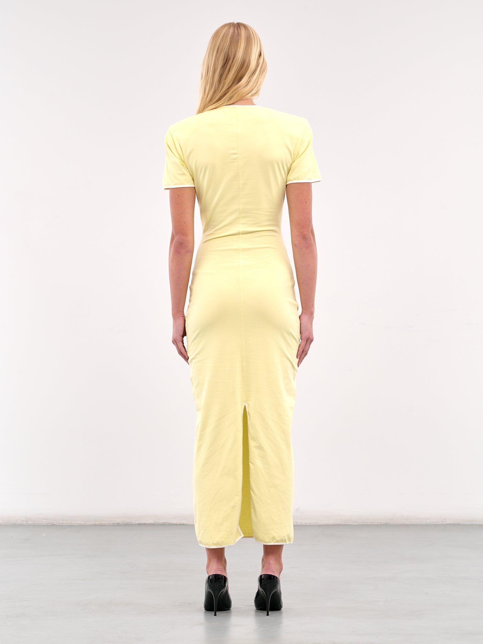 Cut-Out Maxi Dress (J121-YELLOW)