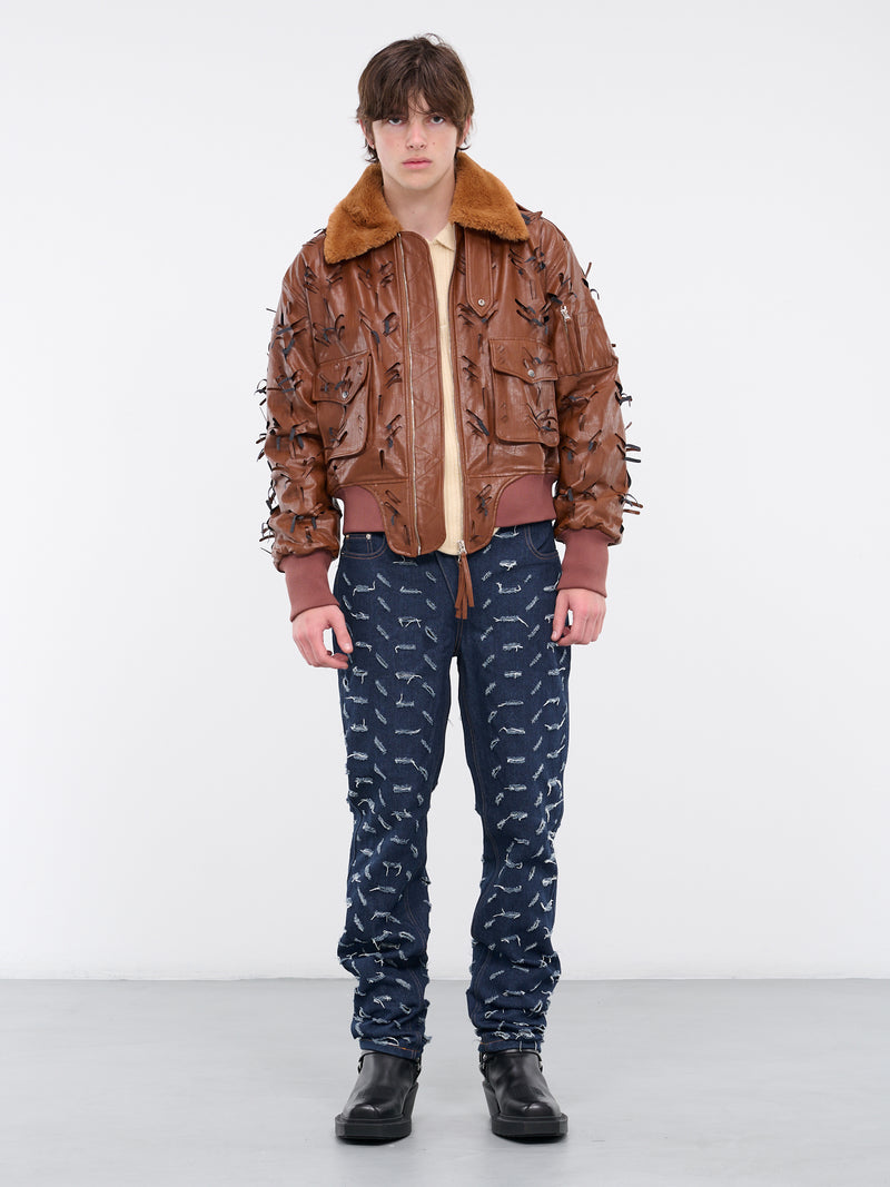 Slashed Jeans (T07-BLUE)