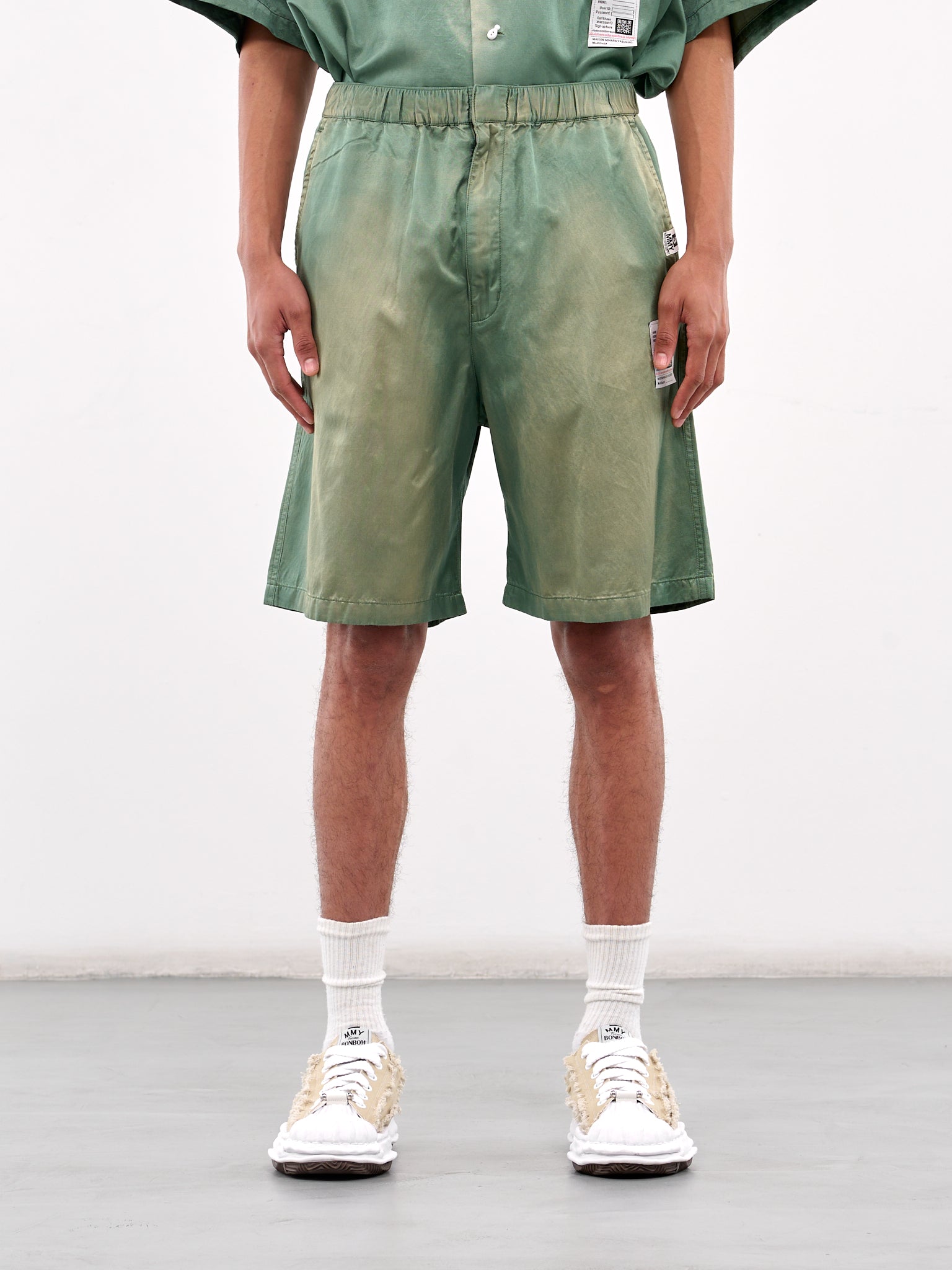 Relaxed Faded Shorts (J14PT143-KHAKI)