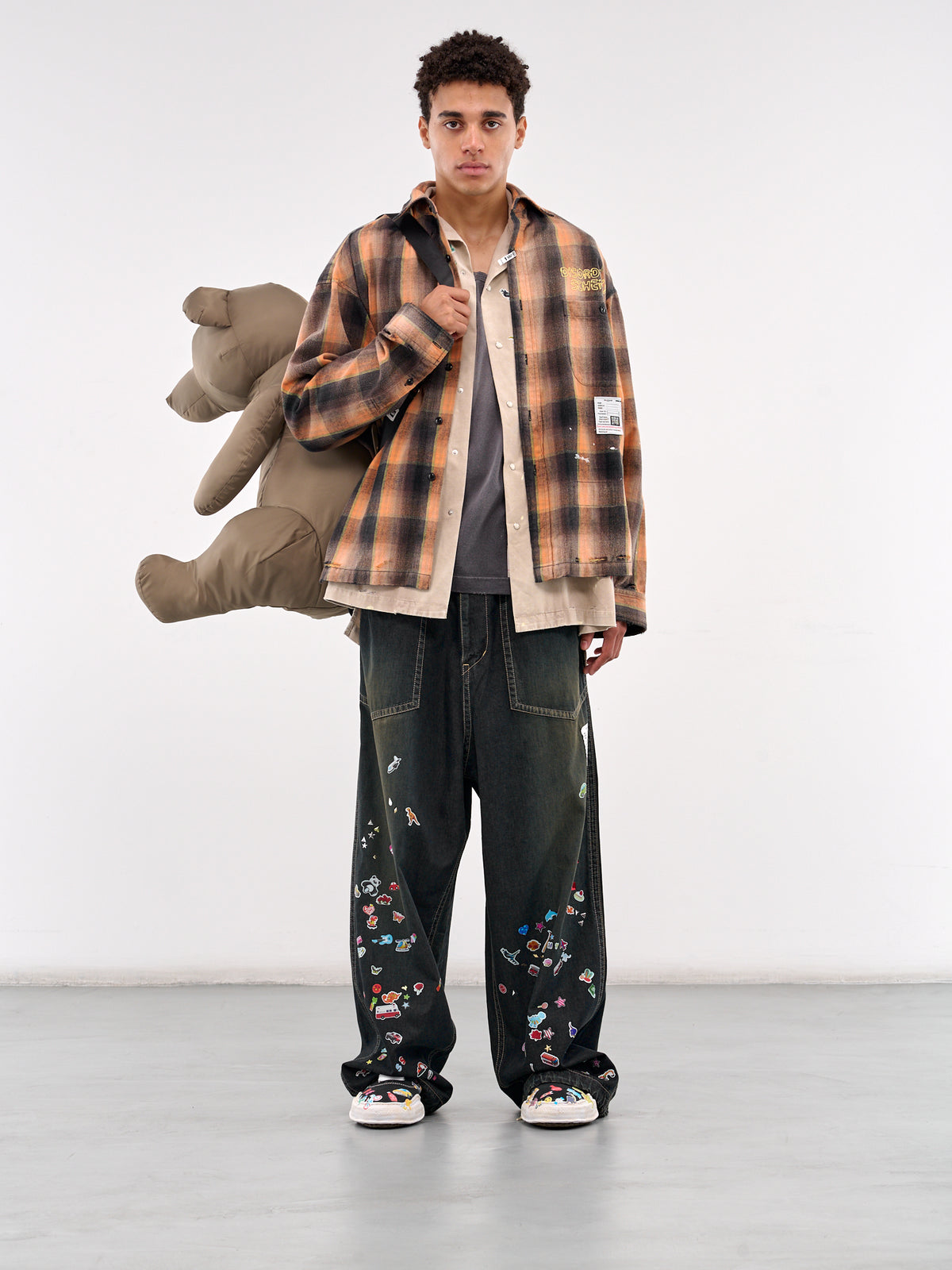 Leather Bear Bag (A14BG713-BROWN)