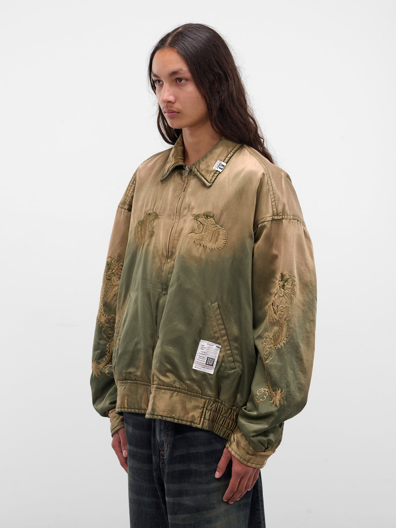Khaki Embroidered Souvenir Jacket (J15BL142-KHAKI)