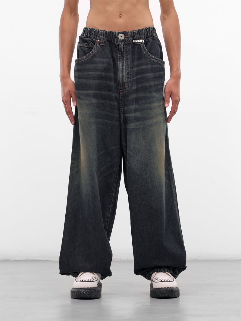 Indigo Baggy Denim Jeans (J15PT123-INDIGO)