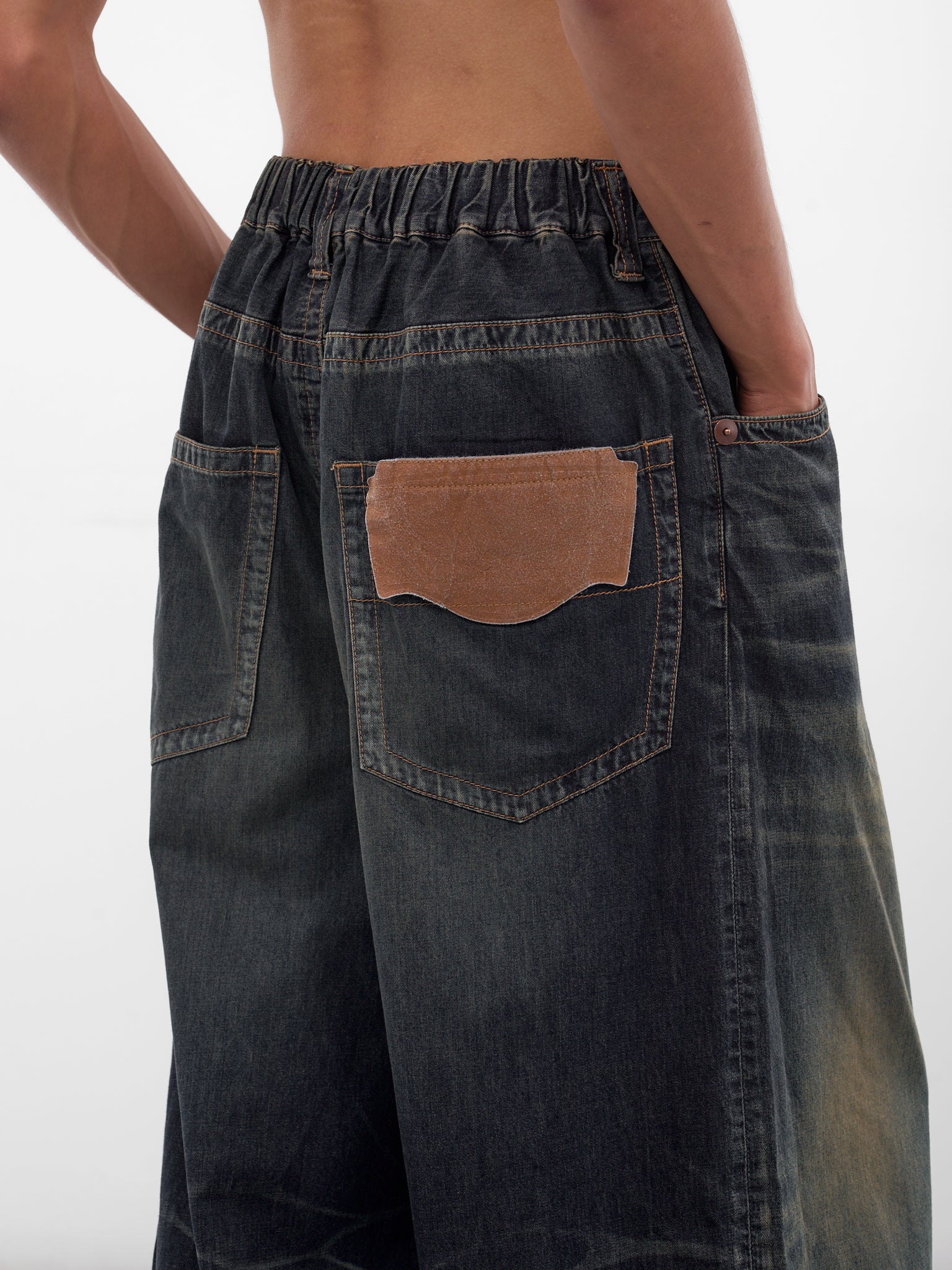 Indigo Baggy Denim Jeans (J15PT123-INDIGO)