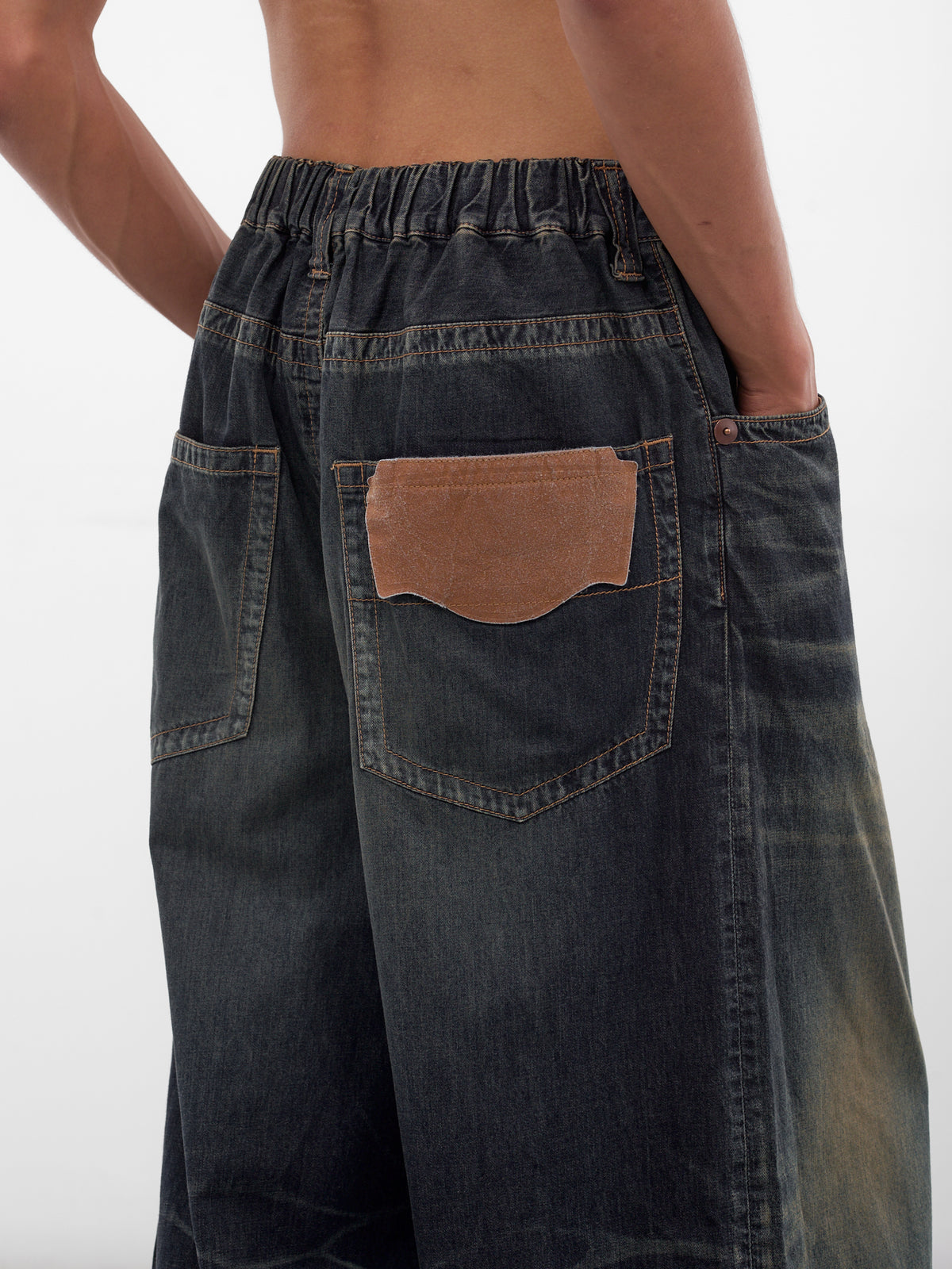 Indigo Baggy Denim Jeans (J15PT123-INDIGO)