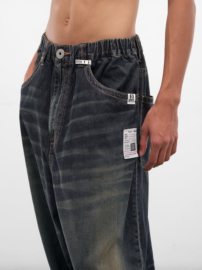 Indigo Baggy Denim Jeans (J15PT123-INDIGO)