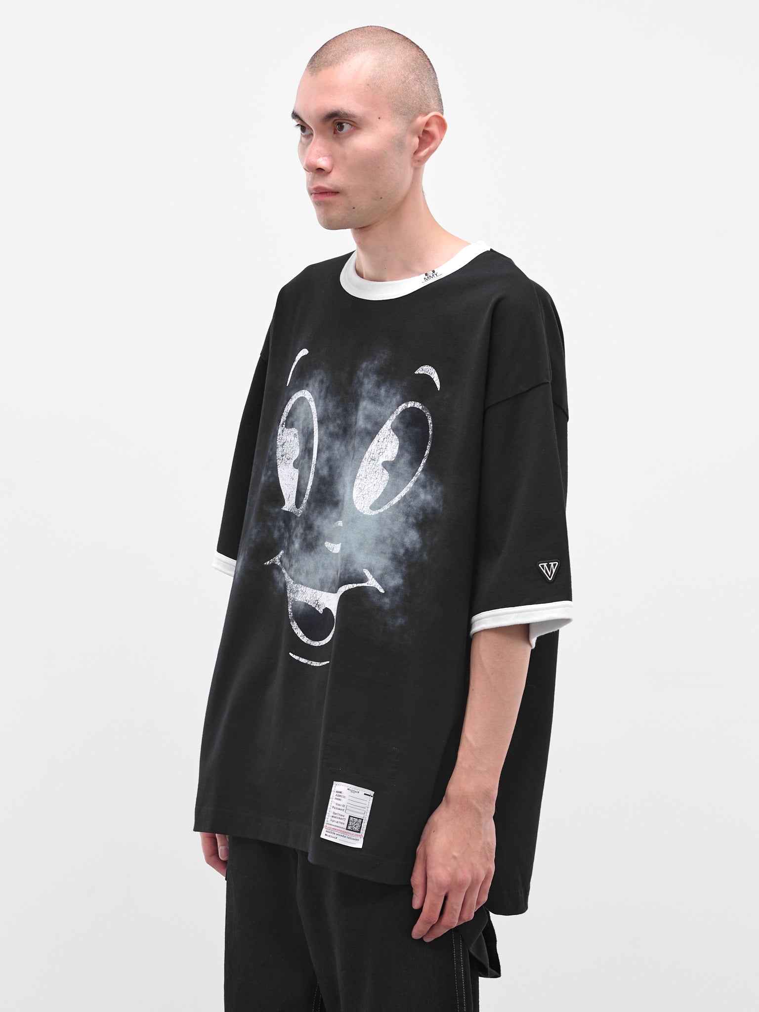 MIHARAYASUHIRO Graphic Ringer Tee | H.Lorenzo - side