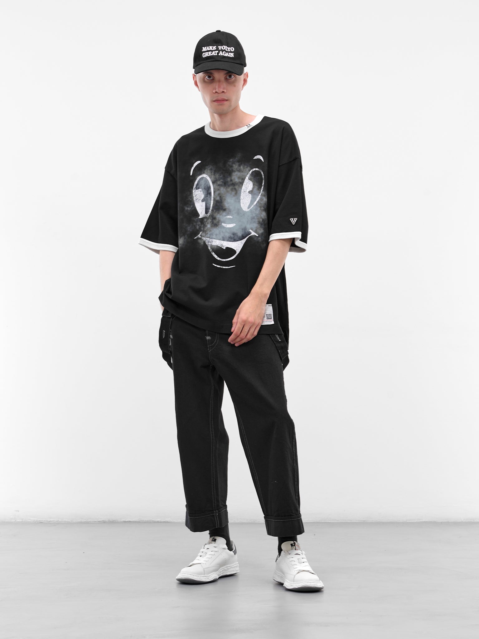 MIHARAYASUHIRO Graphic Ringer Tee | H.Lorenzo - styled
