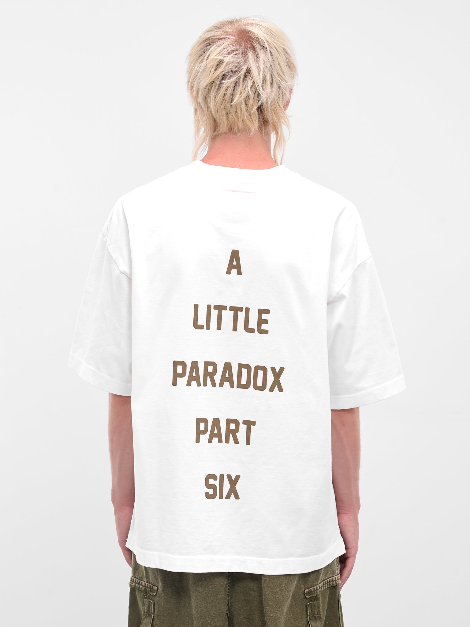 White Cat Graphic Oversized Tee (J15TS762-WHITE)