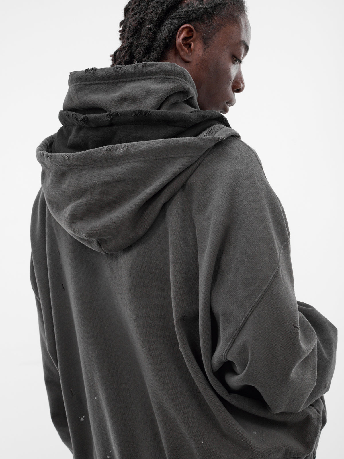 Black Triple Layer Zip Hoodie (J16PK761-BLACK)