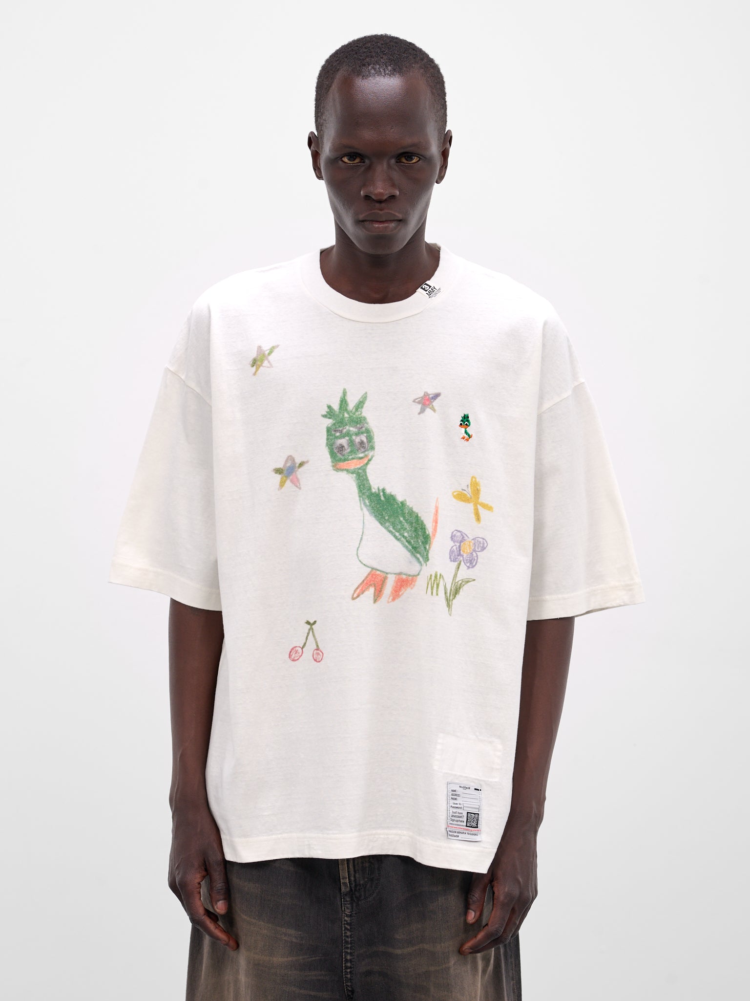 White Leon Kids Graphic Tee (J16TS862-WHITE)