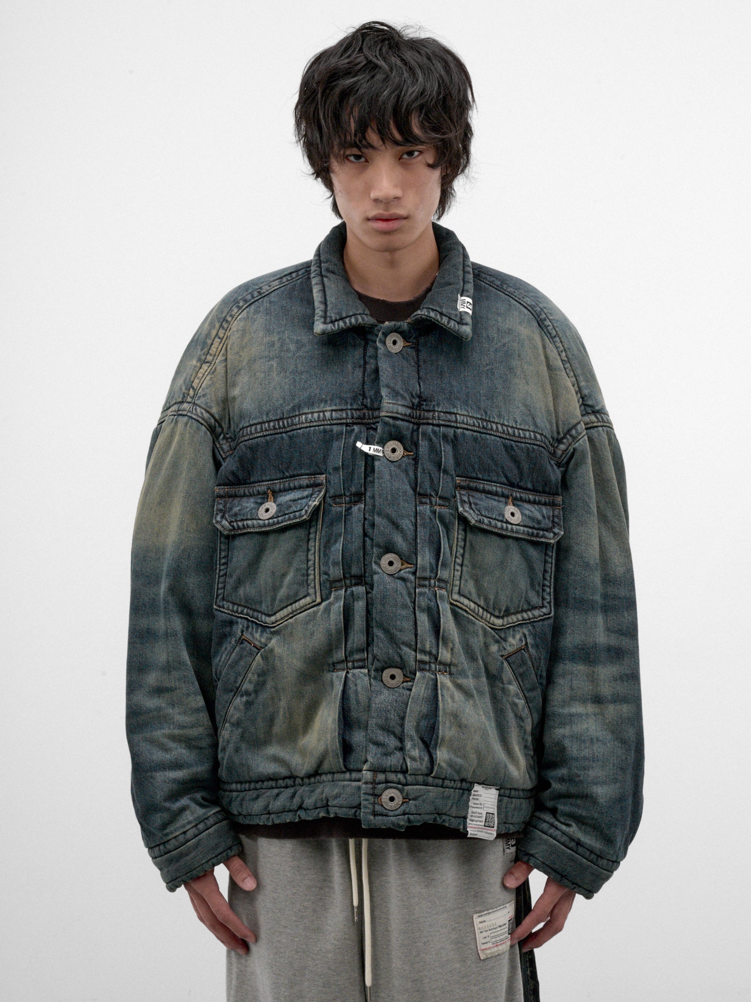 Indigo Padded Denim Jacket (J17BL126-INDIGO)