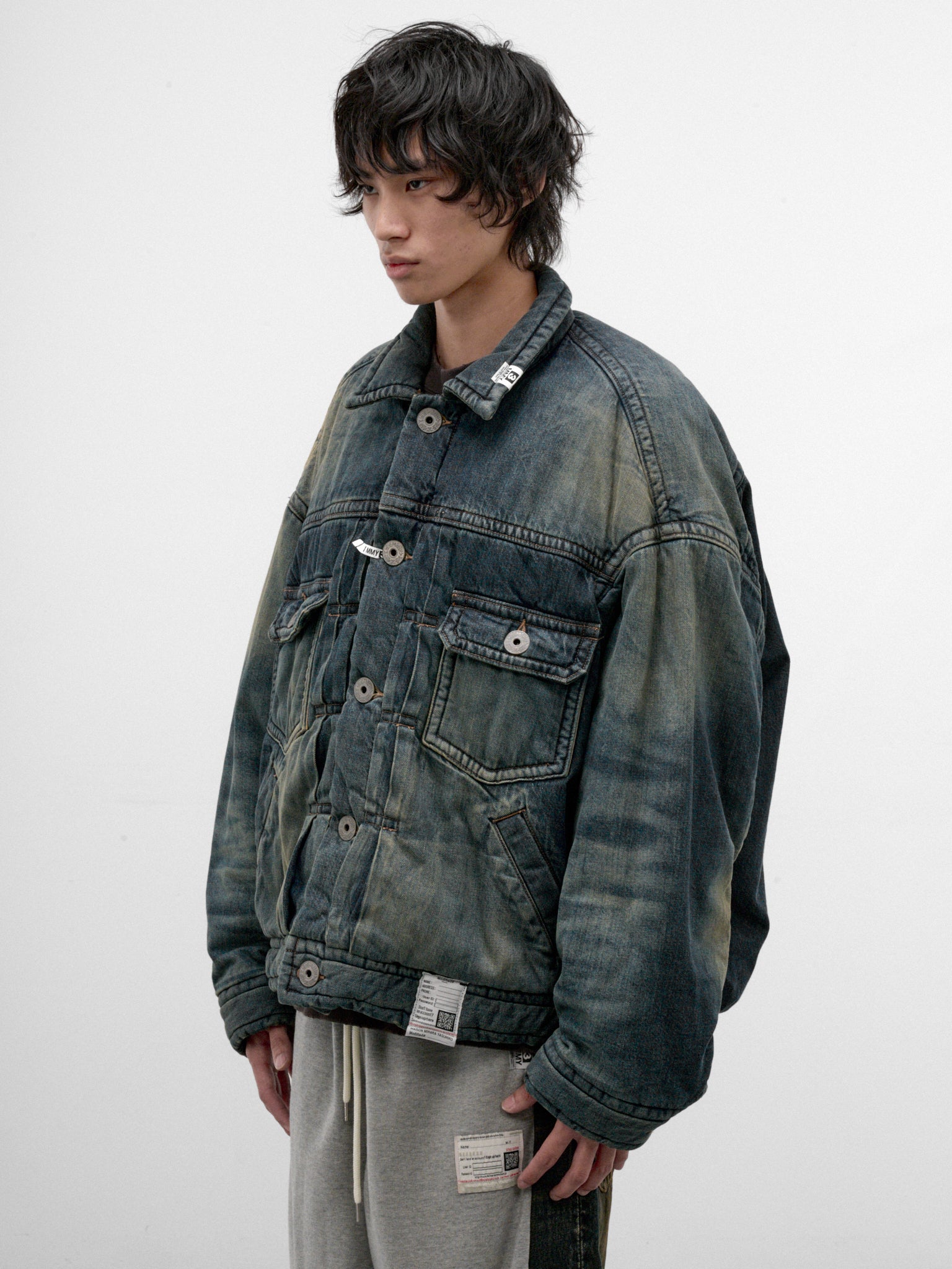 Indigo Padded Denim Jacket (J17BL126-INDIGO)