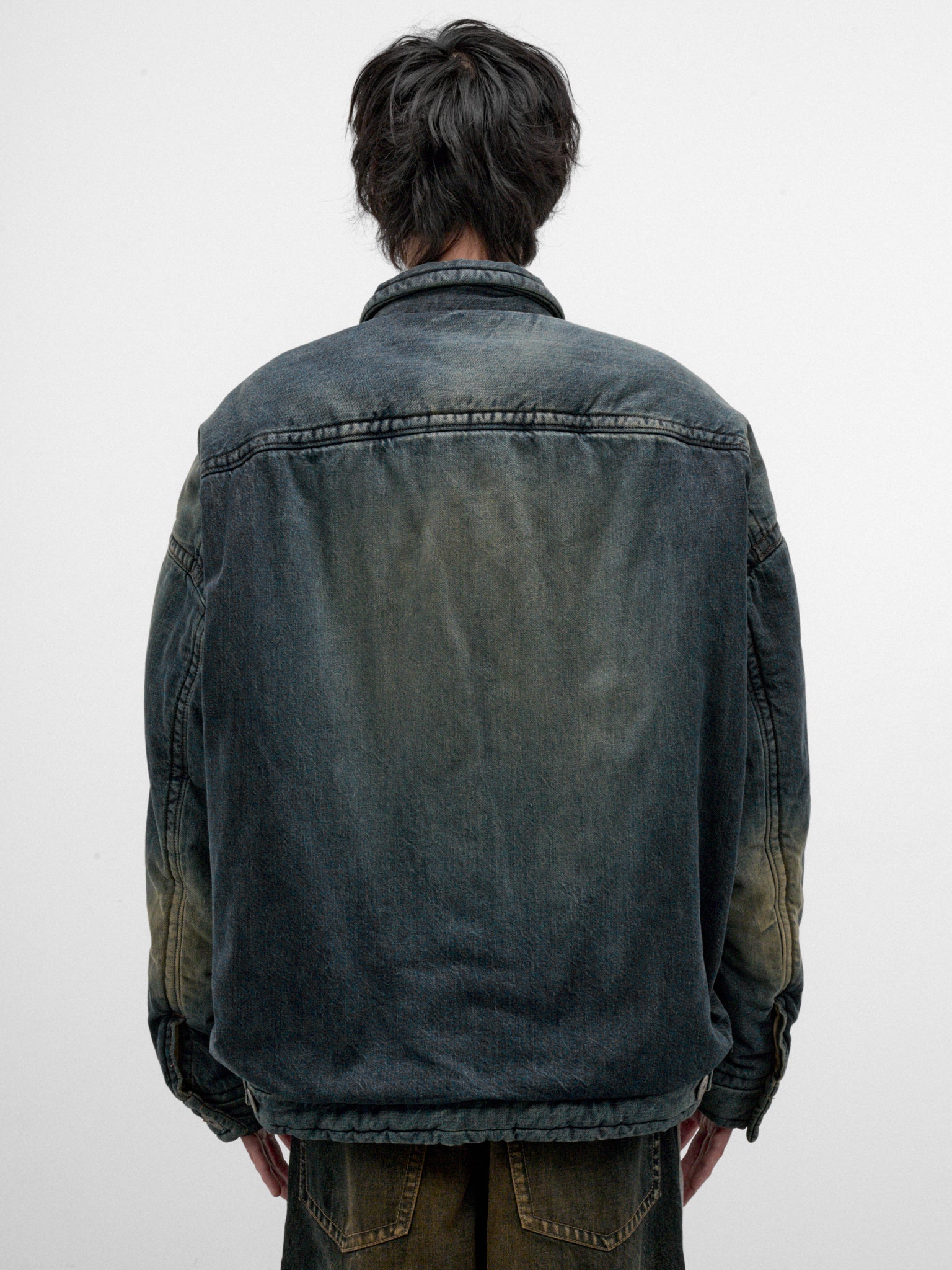 Indigo Padded Denim Jacket (J17BL126-INDIGO)