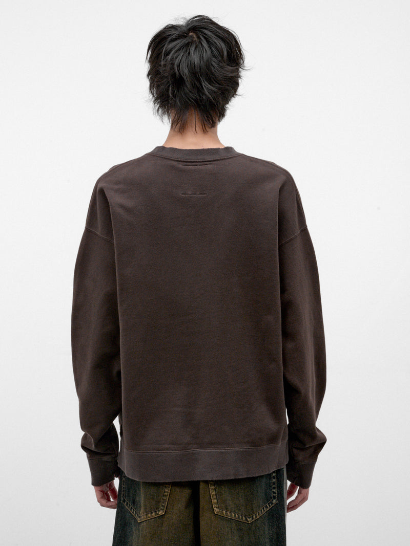 Brown "Don't Tag Me" Sweatshirt (J17P0772-BROWN)