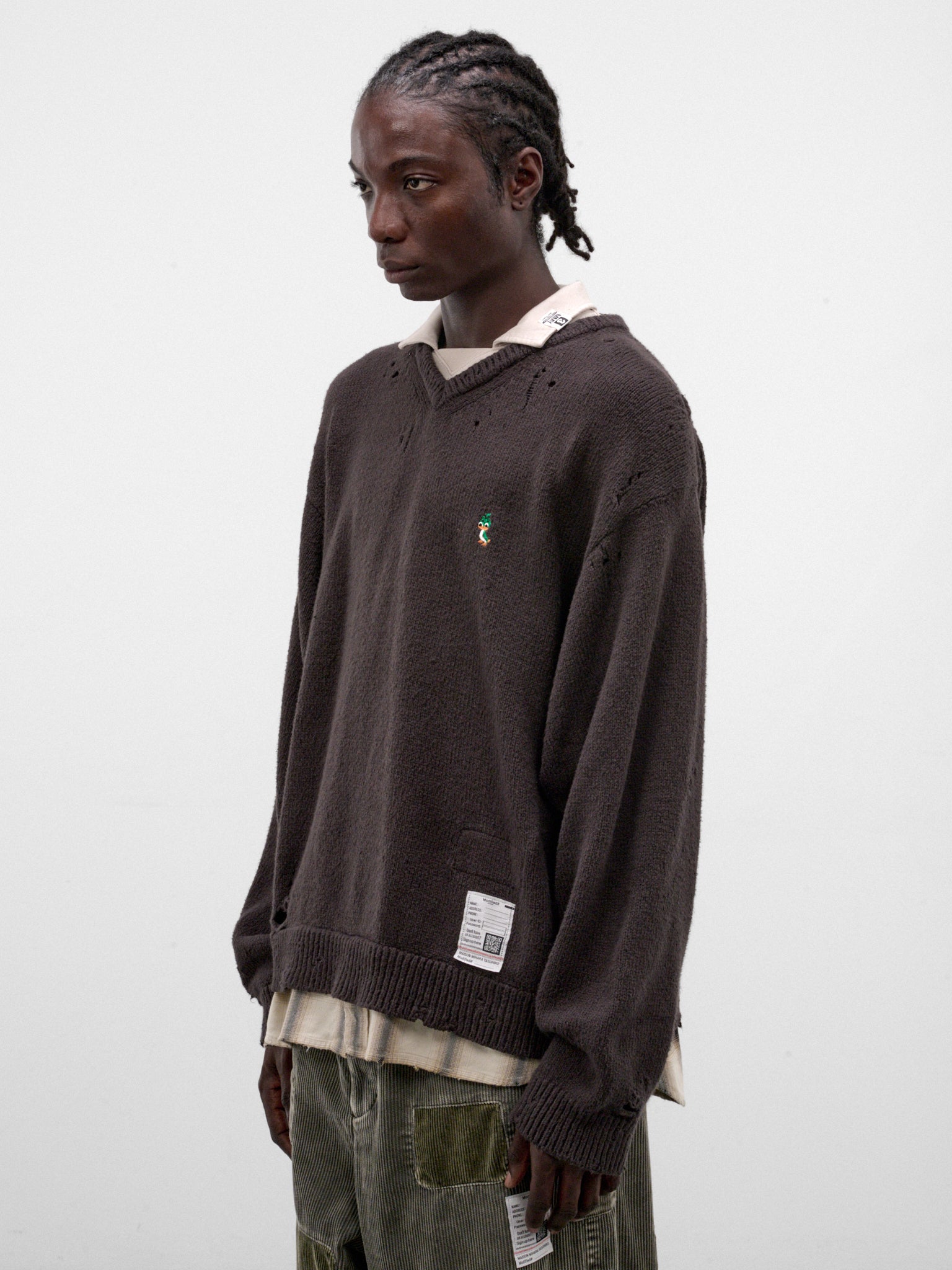 Black Triple Layer Sweatshirt (J17PO742-BLACK)