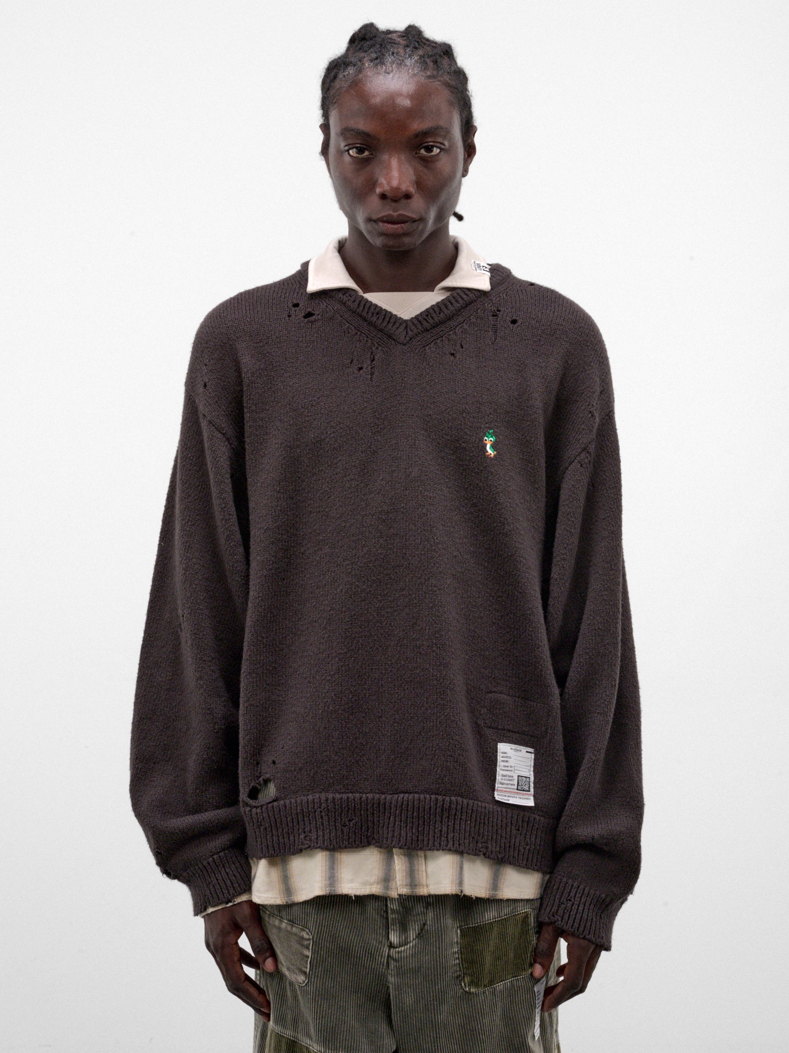Black Triple Layer Sweatshirt (J17PO742-BLACK)