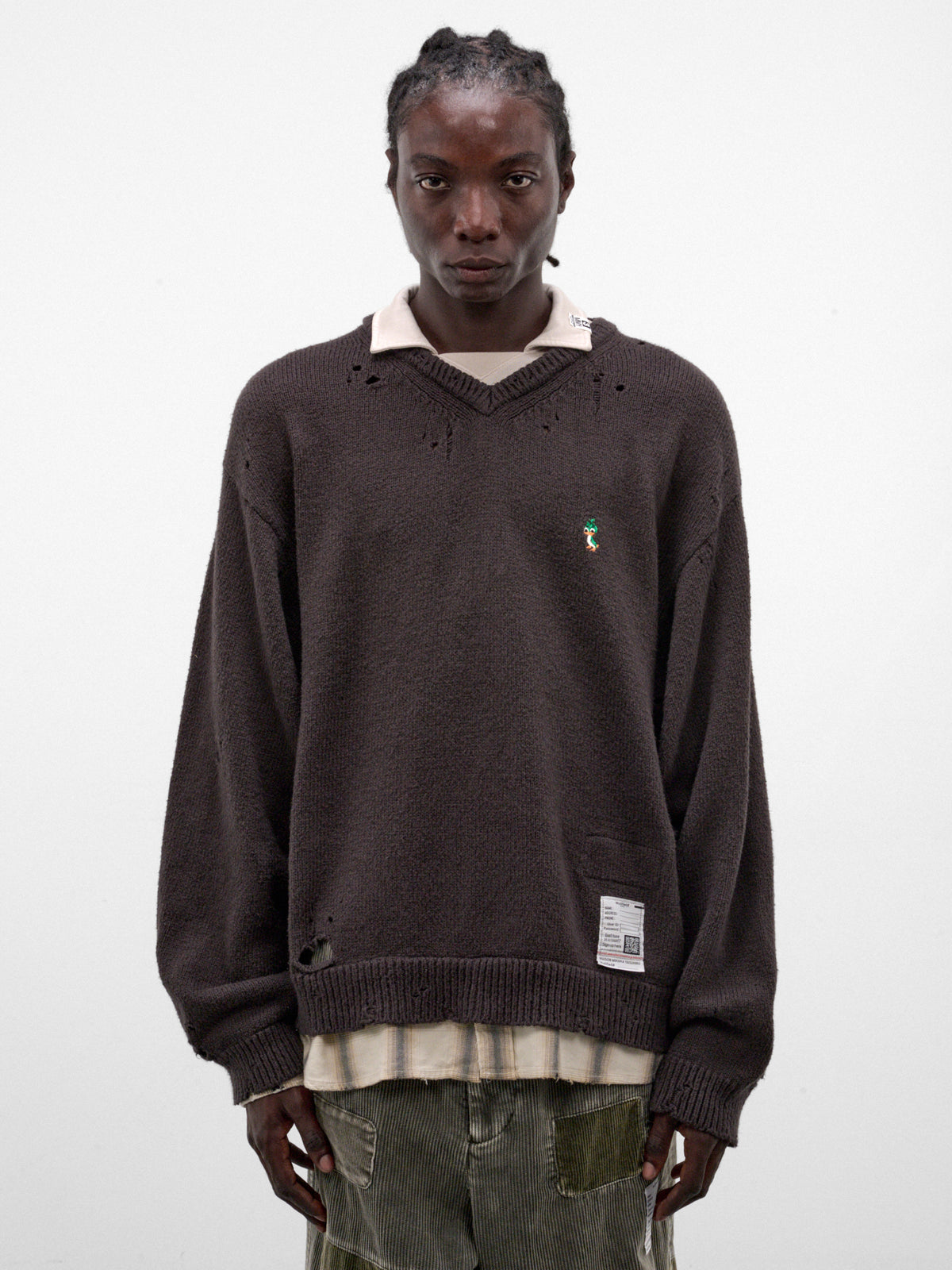 Black Triple Layer Sweatshirt (J17PO742-BLACK)